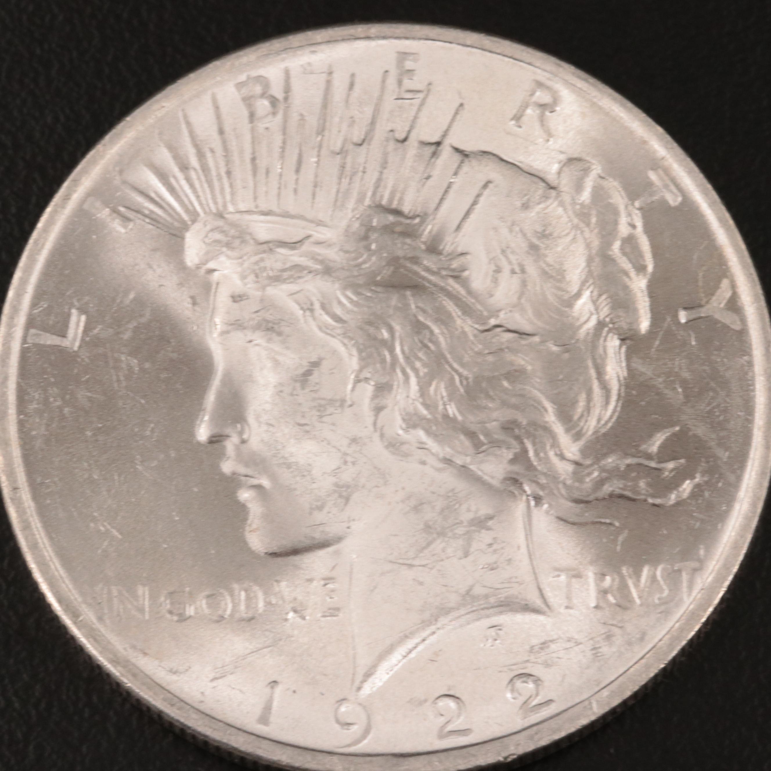 1922 Peace Silver Dollar