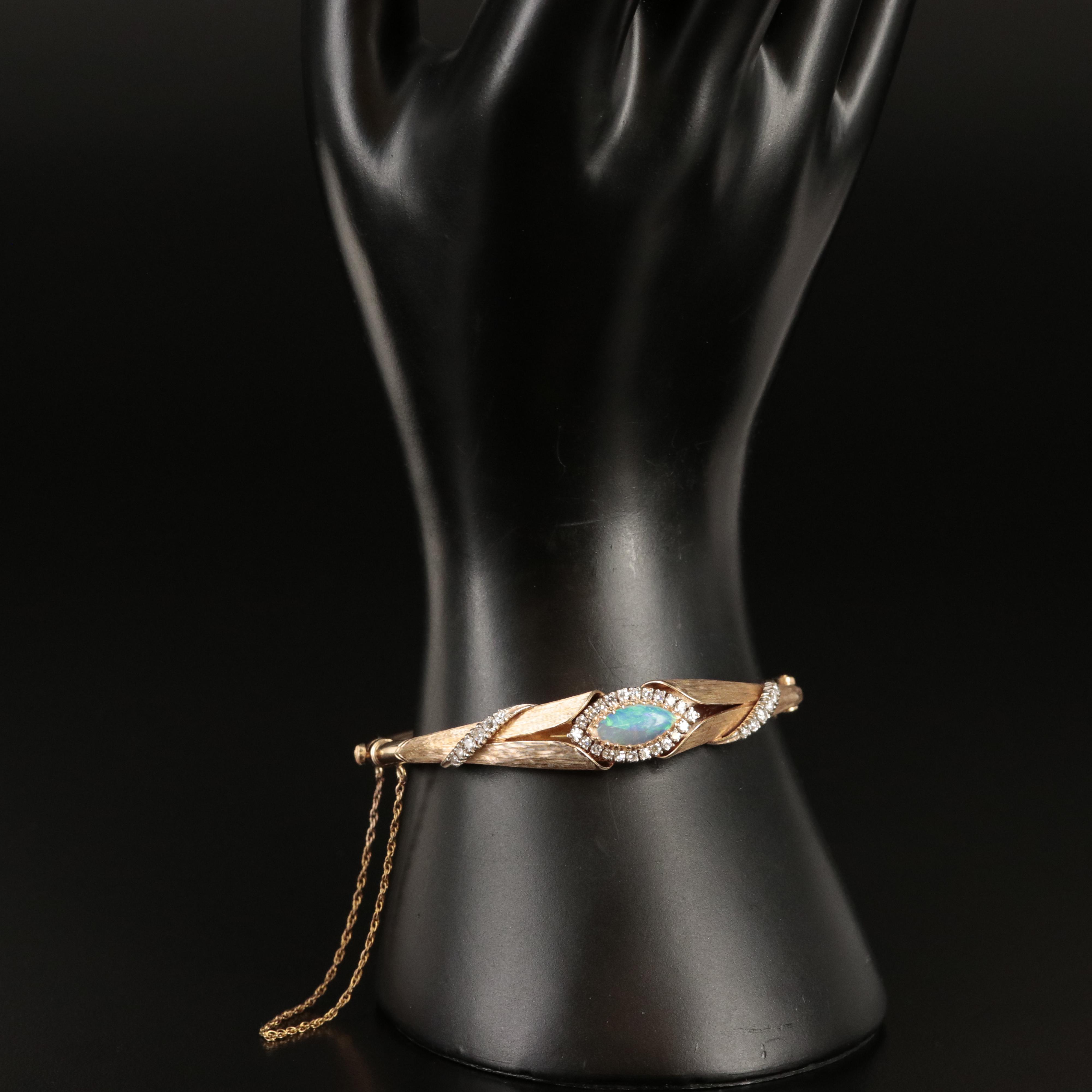 Casbah 14K Opal and Diamond Bracelet