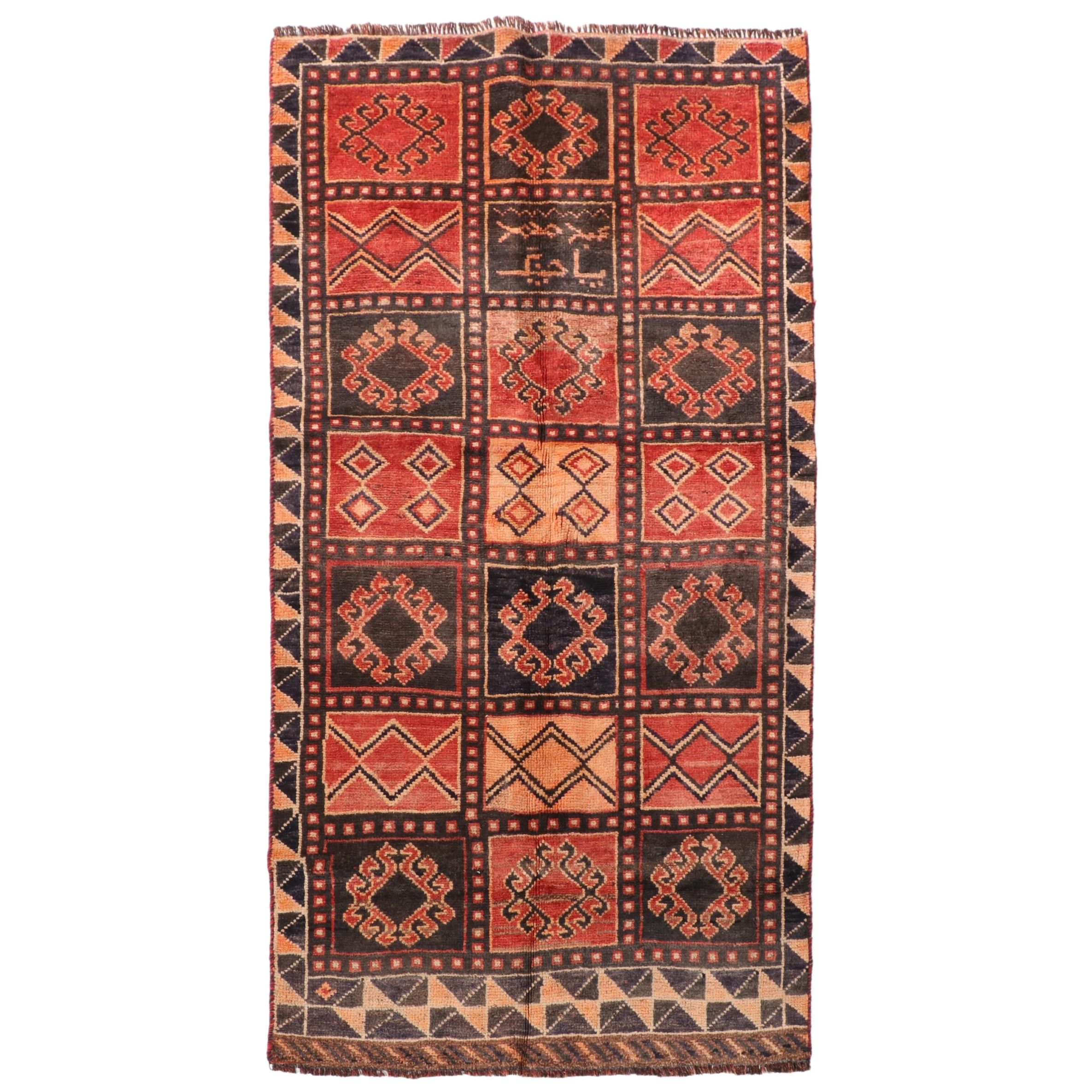 3'5 x 6'5 Hand-Knotted Persian Bakhtiari Area Rug