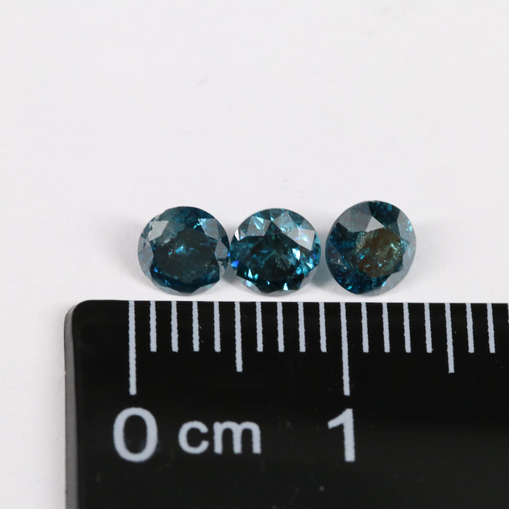 Loose 1.06 CTW Blue Diamond