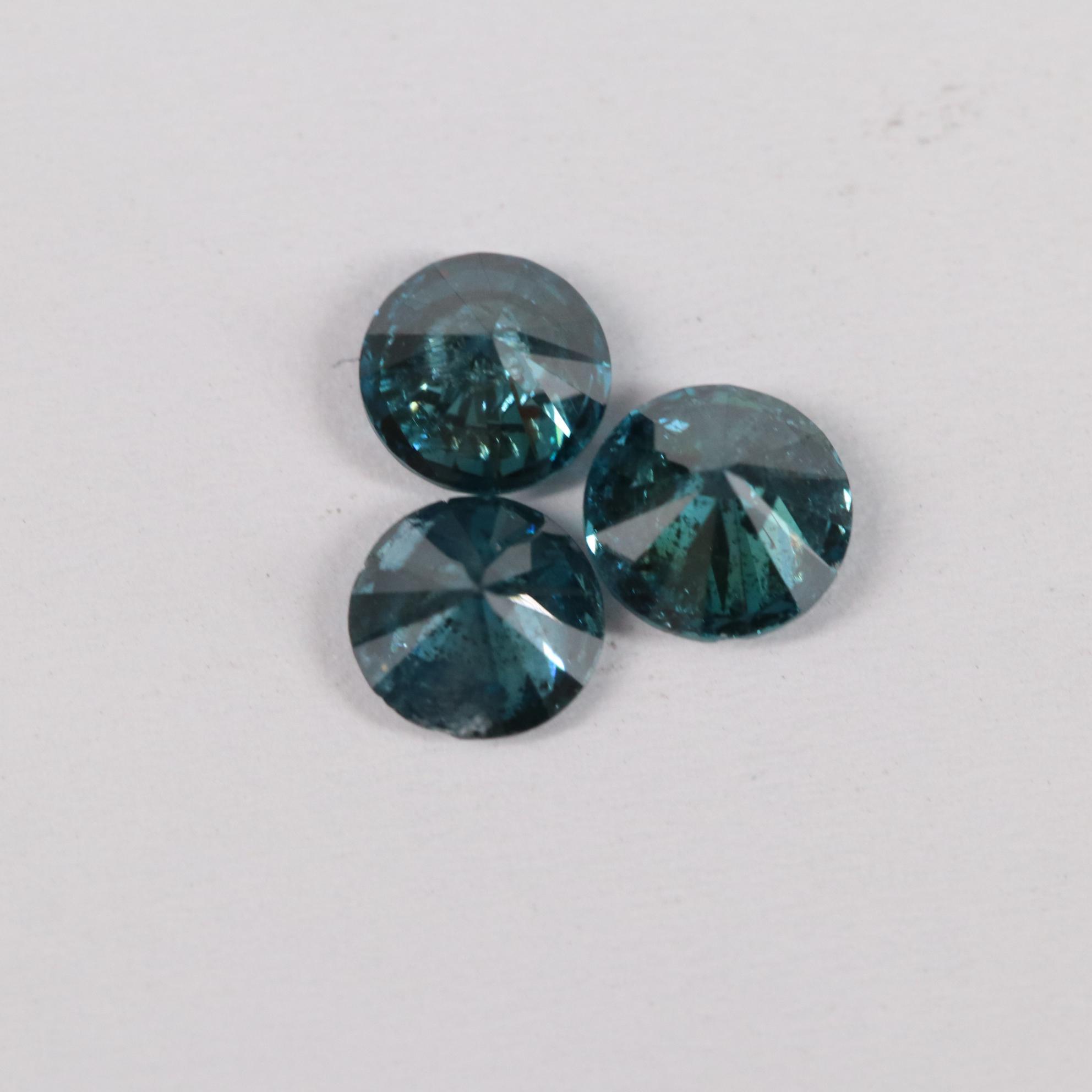 Loose 1.06 CTW Blue Diamond