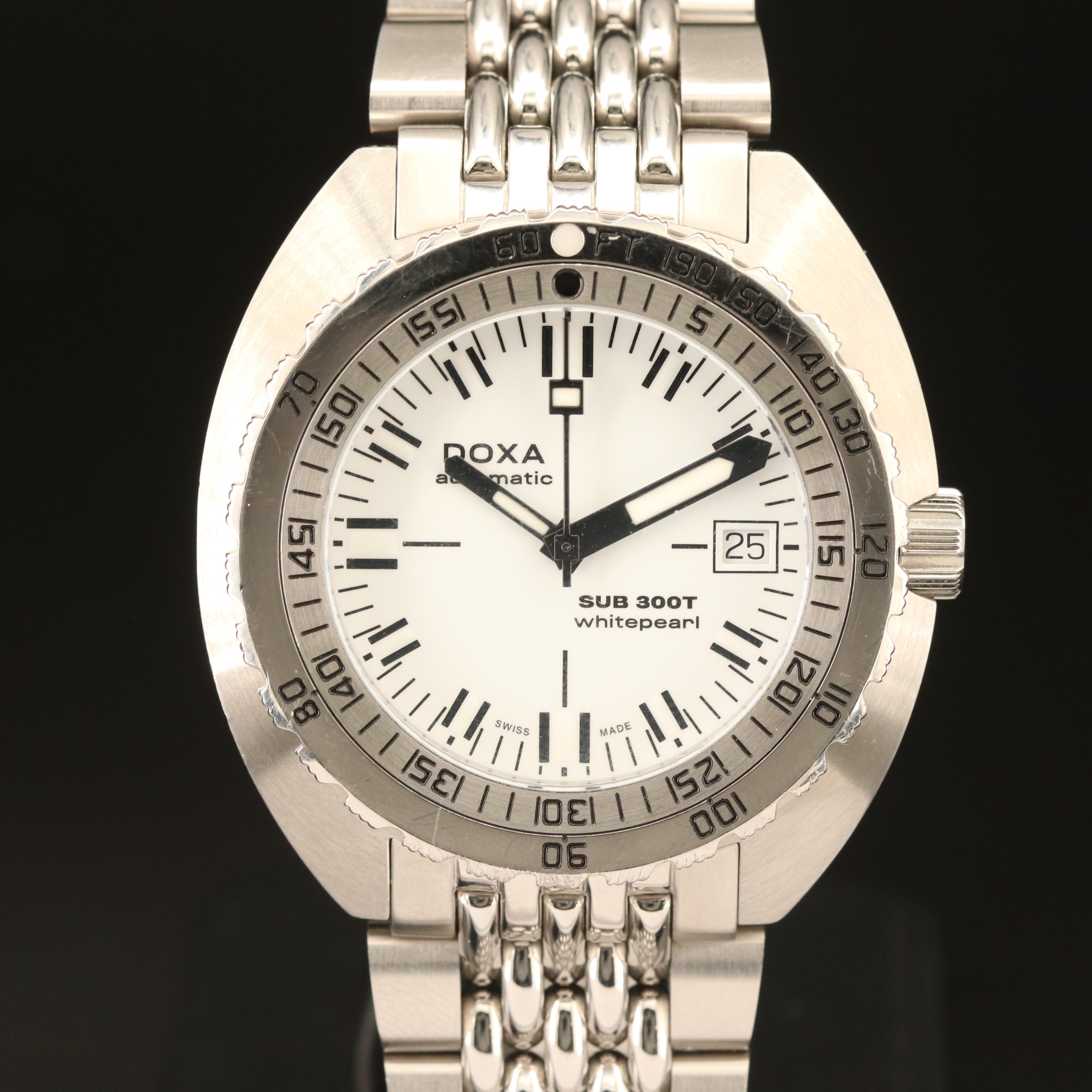 DOXA Sub 300T Whitepearl Watch