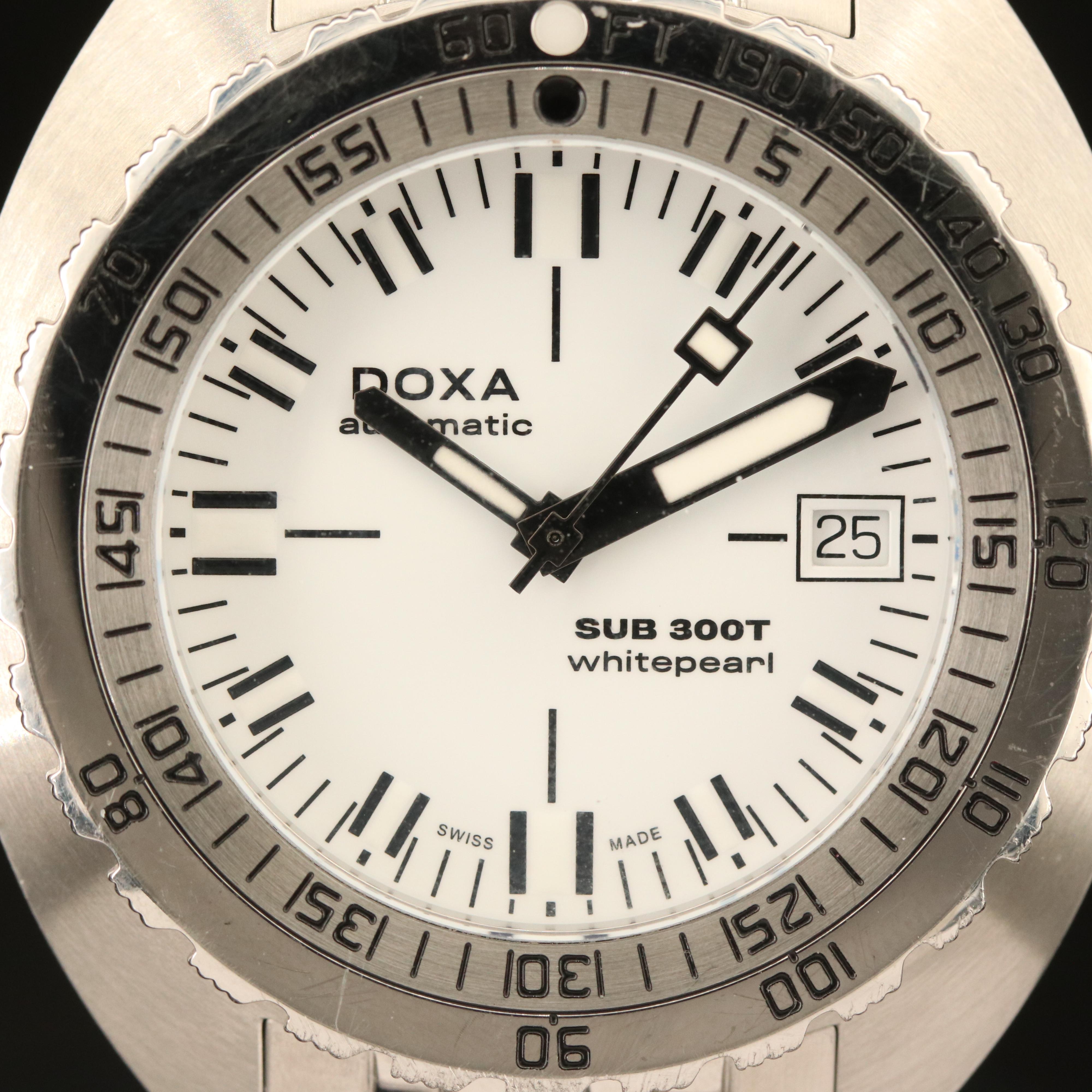 DOXA Sub 300T Whitepearl Watch