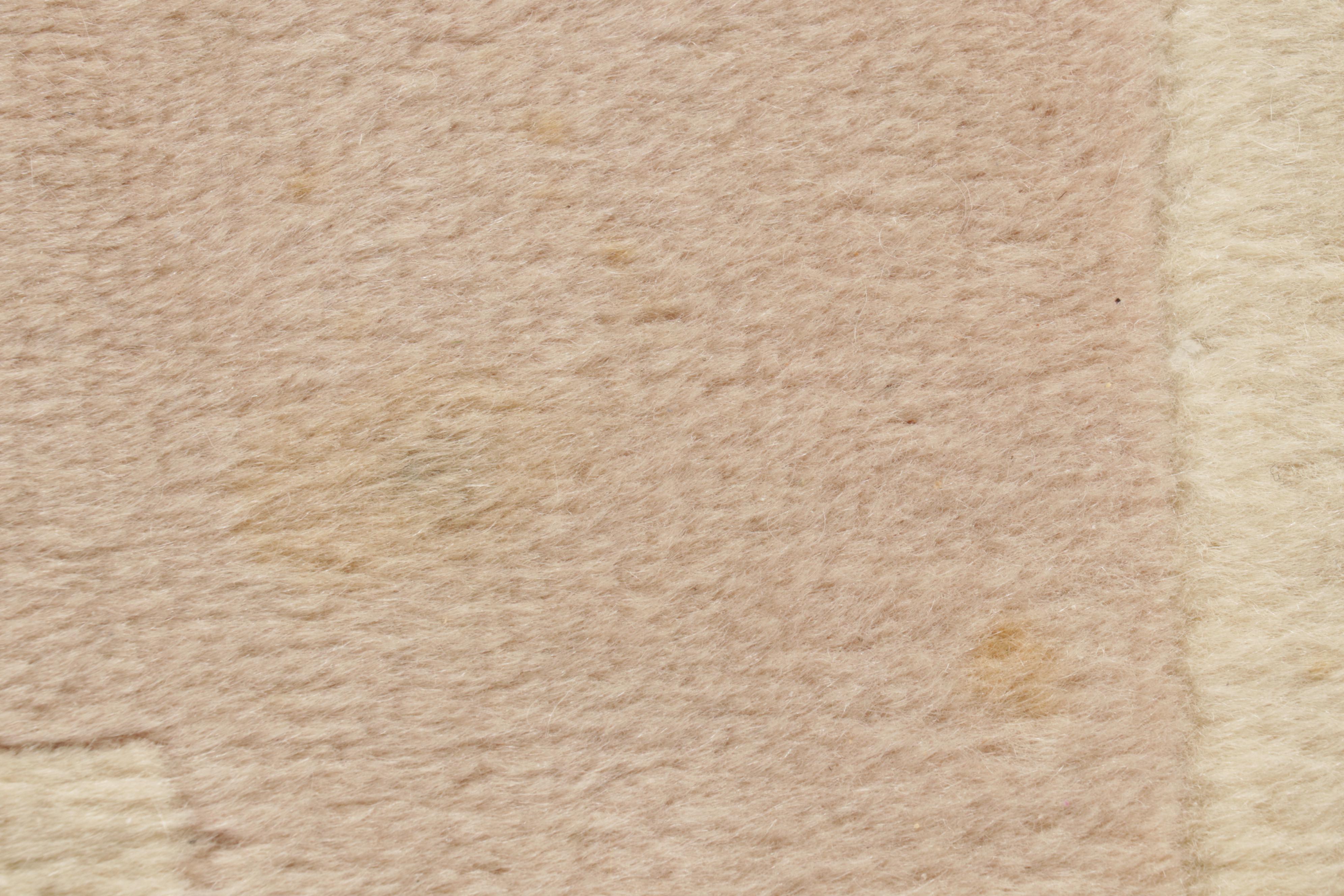 2'2 x 10'7 Hand-Knotted Chinese Carved Nichols Style Carpet Runner