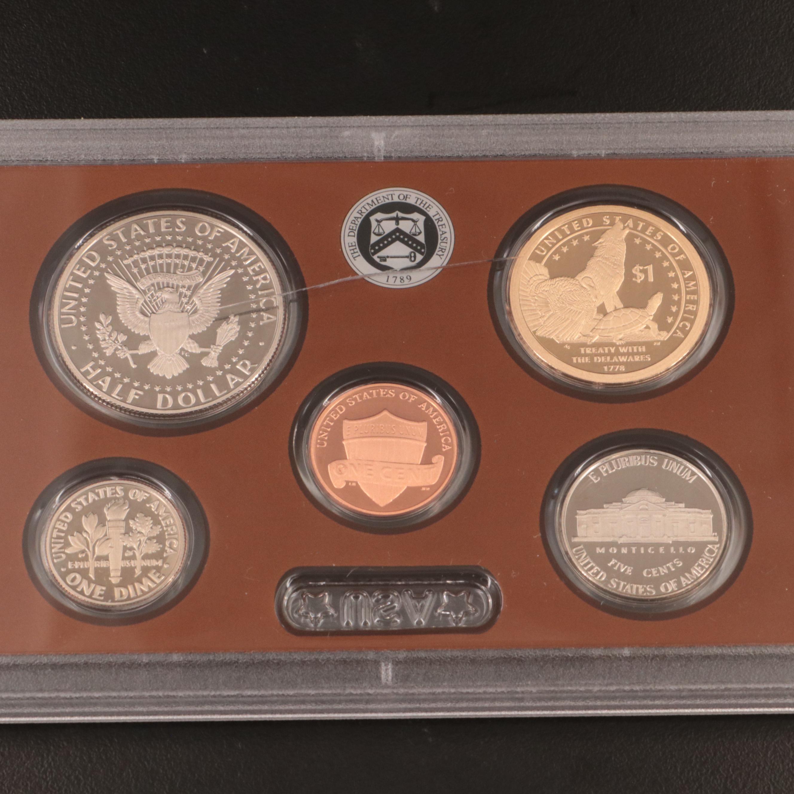 Four U.S. Mint Proof Sets, 2013–2016