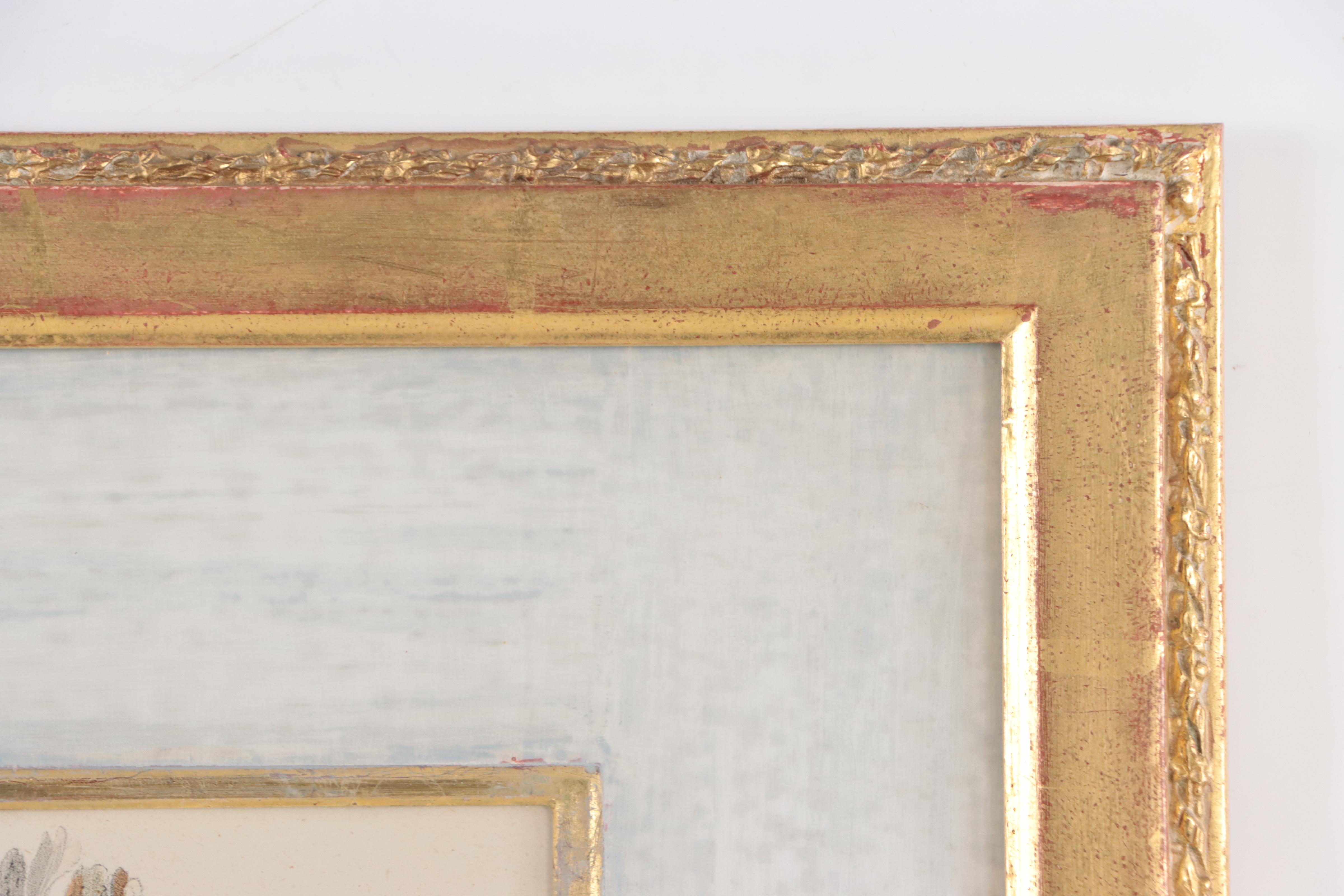 Hand-Colored Lithograph of French Fashions, 19th Century