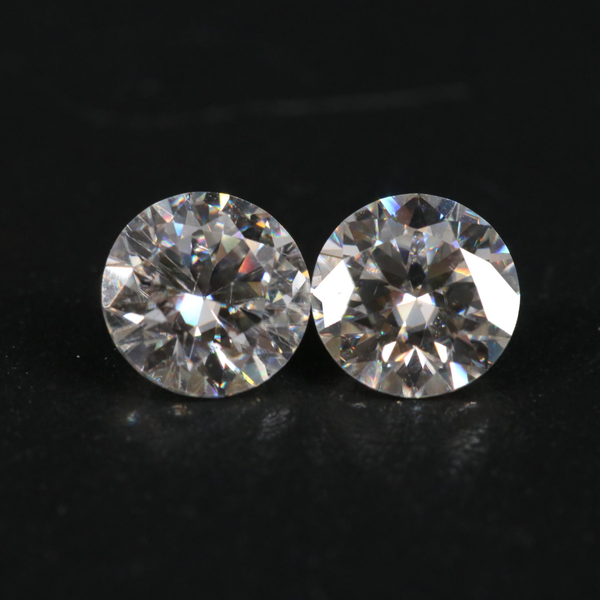 Loose 0.84 CTW Moissanite