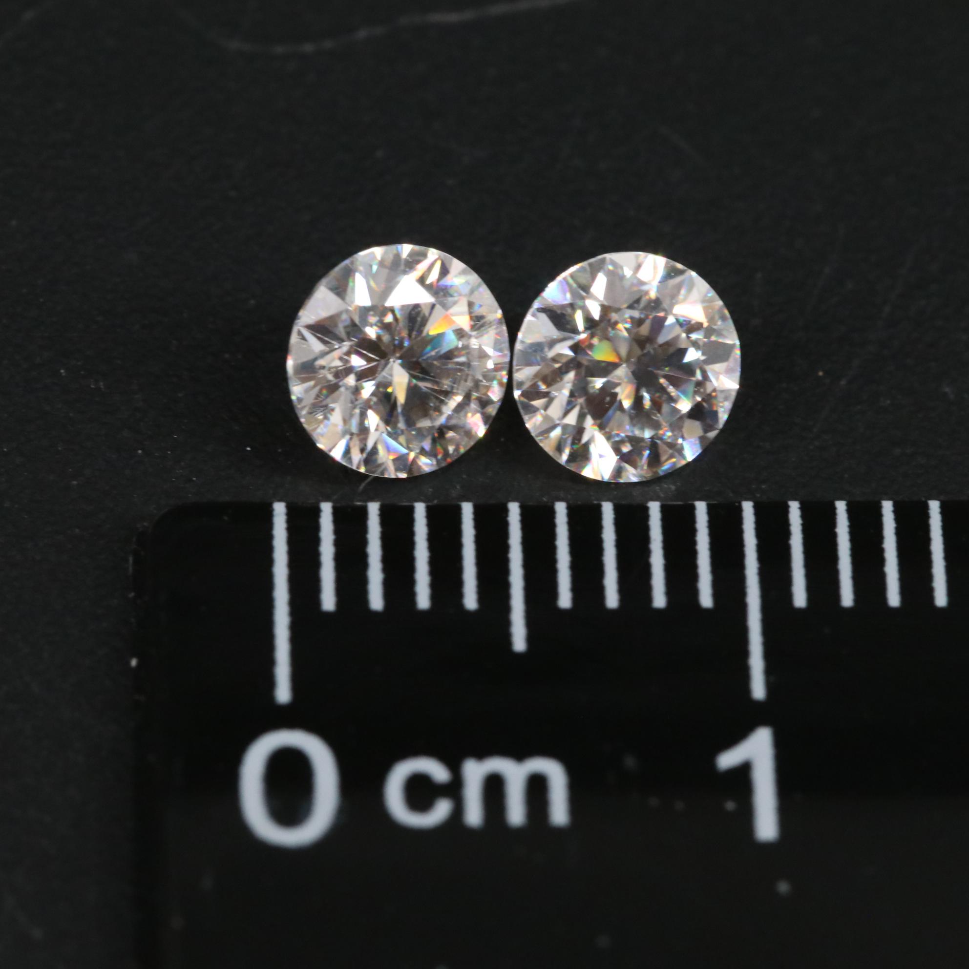 Loose 0.84 CTW Moissanite
