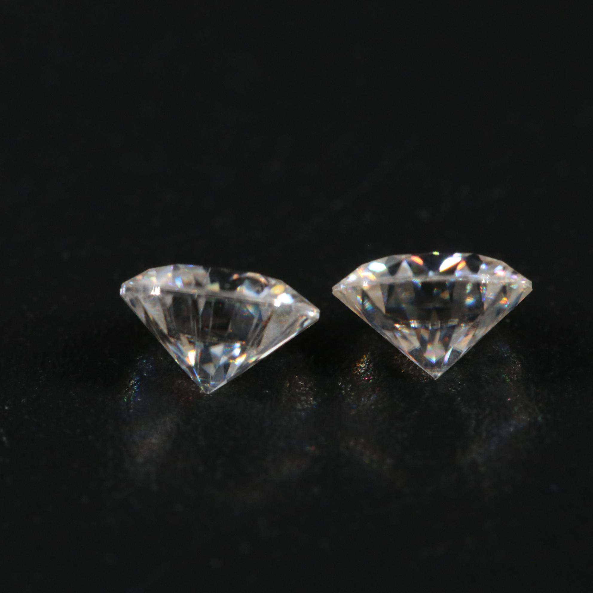 Loose 0.84 CTW Moissanite