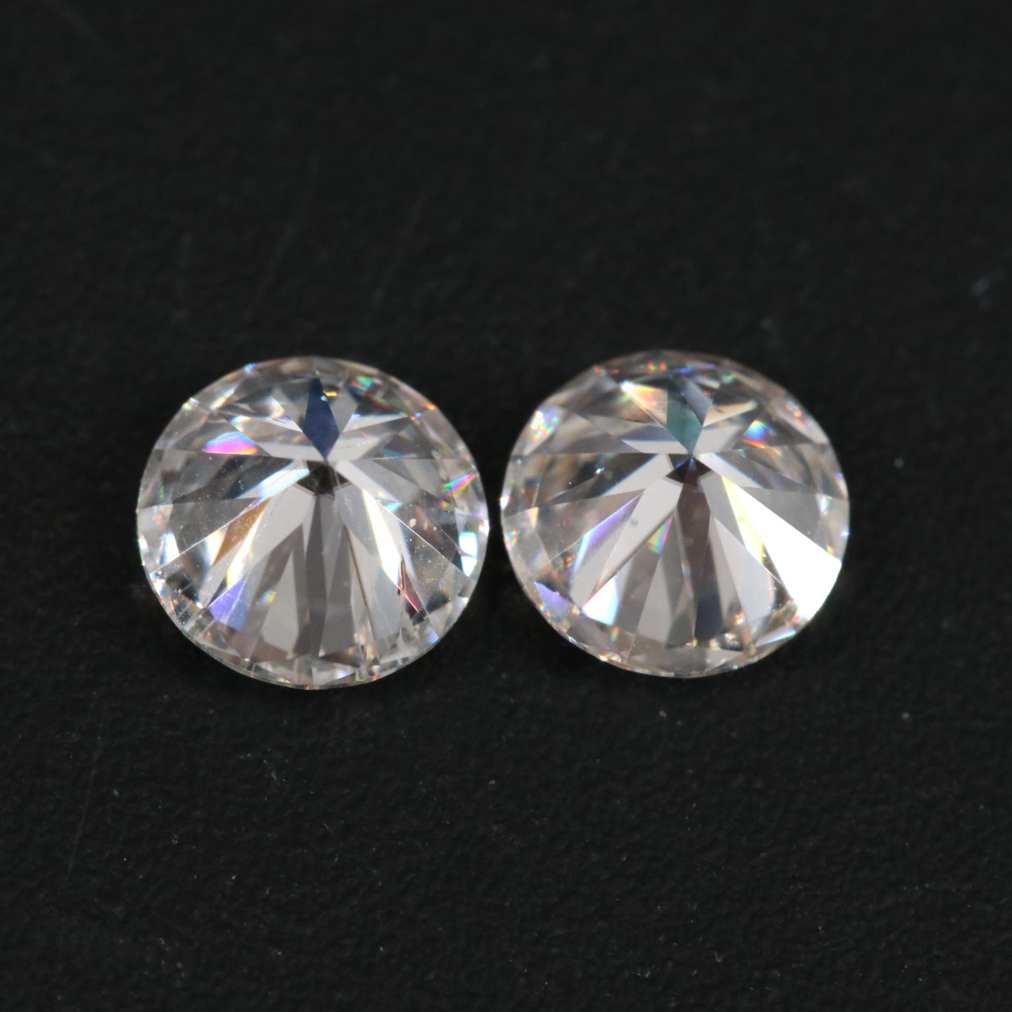 Loose 0.84 CTW Moissanite