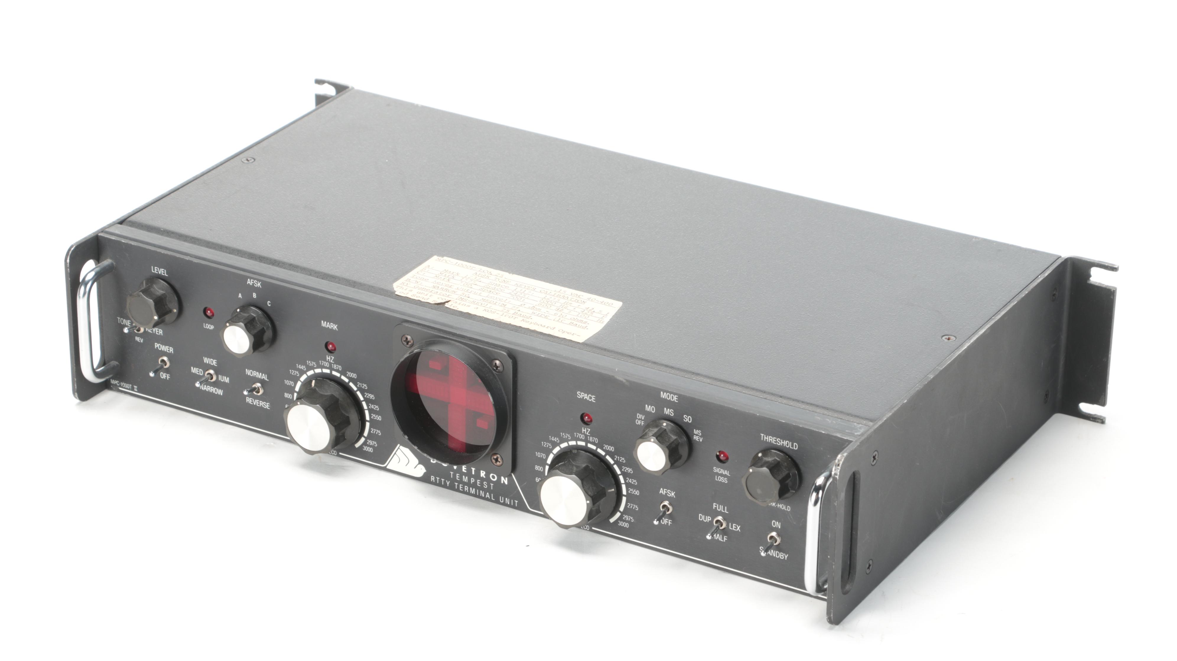 Dovetron MPC-1000T Tempest RTTY Terminal and Tektronix CFG280 Function Generator