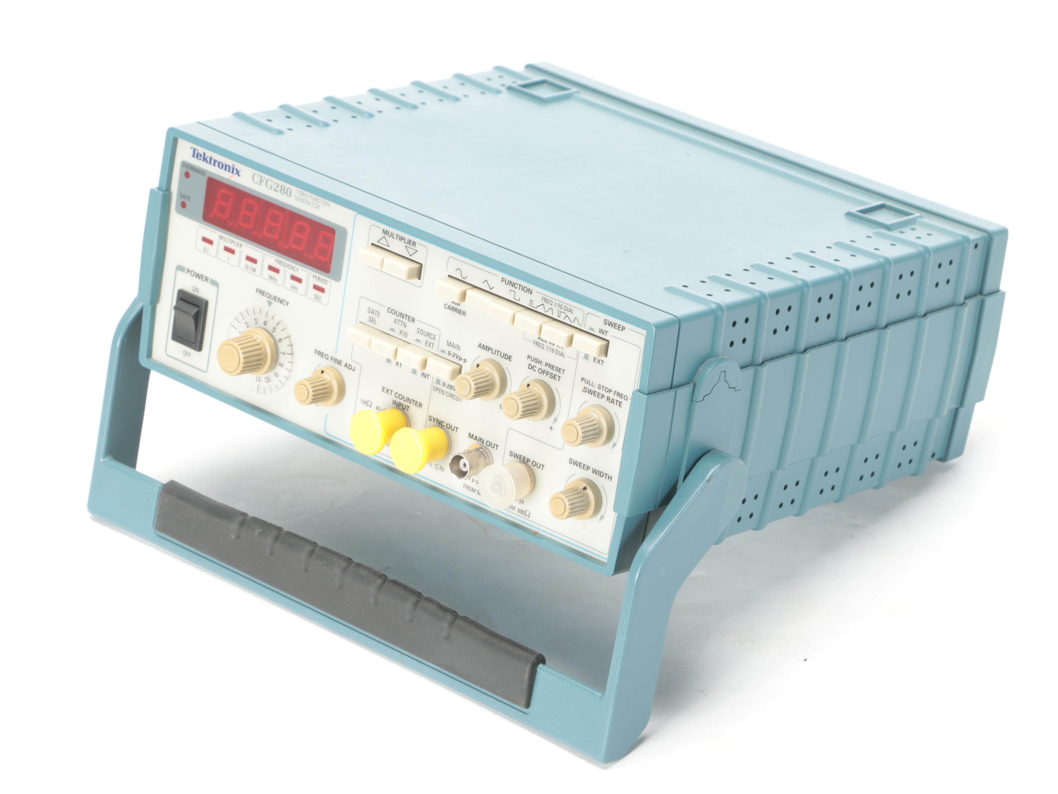 Dovetron MPC-1000T Tempest RTTY Terminal and Tektronix CFG280 Function Generator