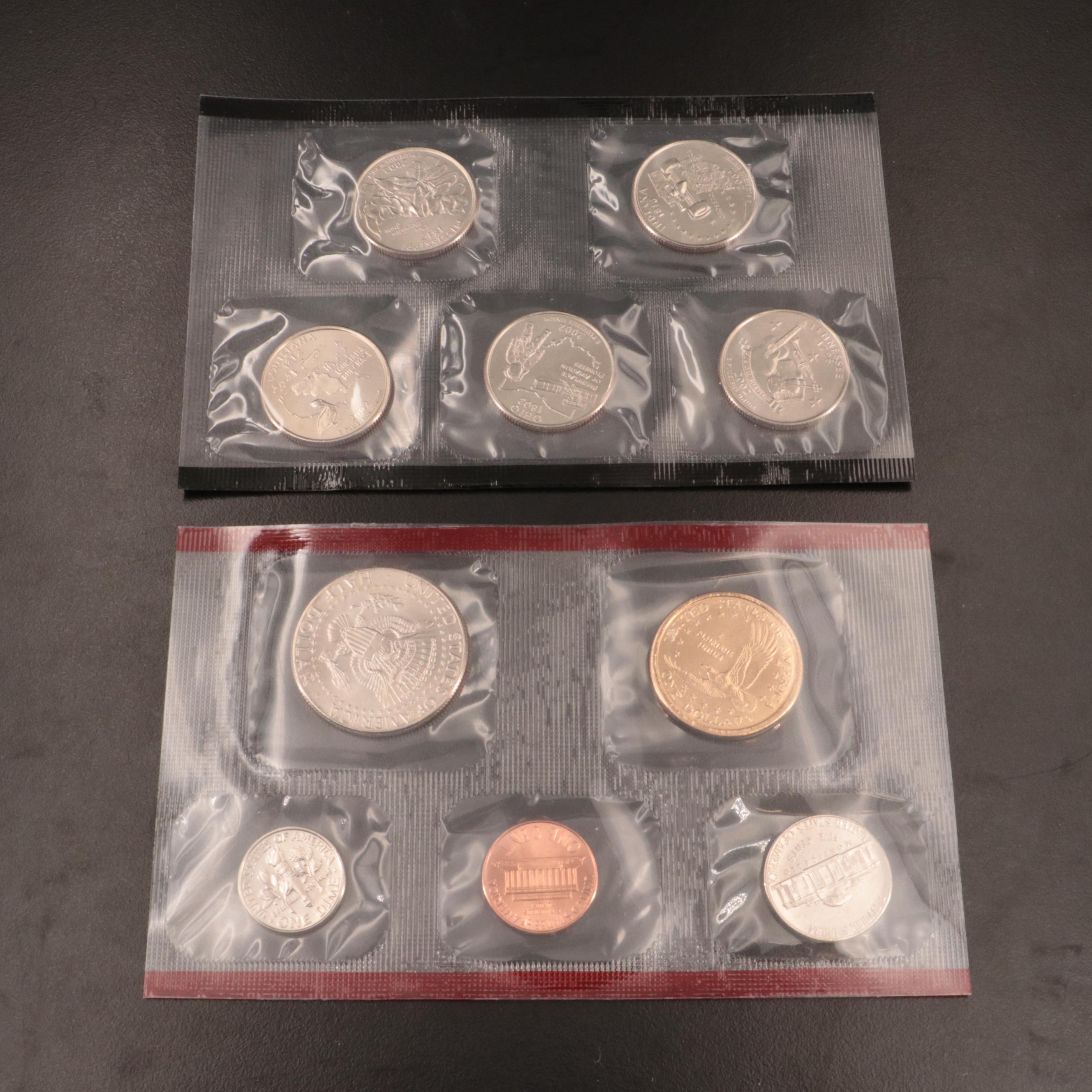 Twenty-Nine U.S. Mint Uncirculated Sets, Dated Between 1965 and 2002