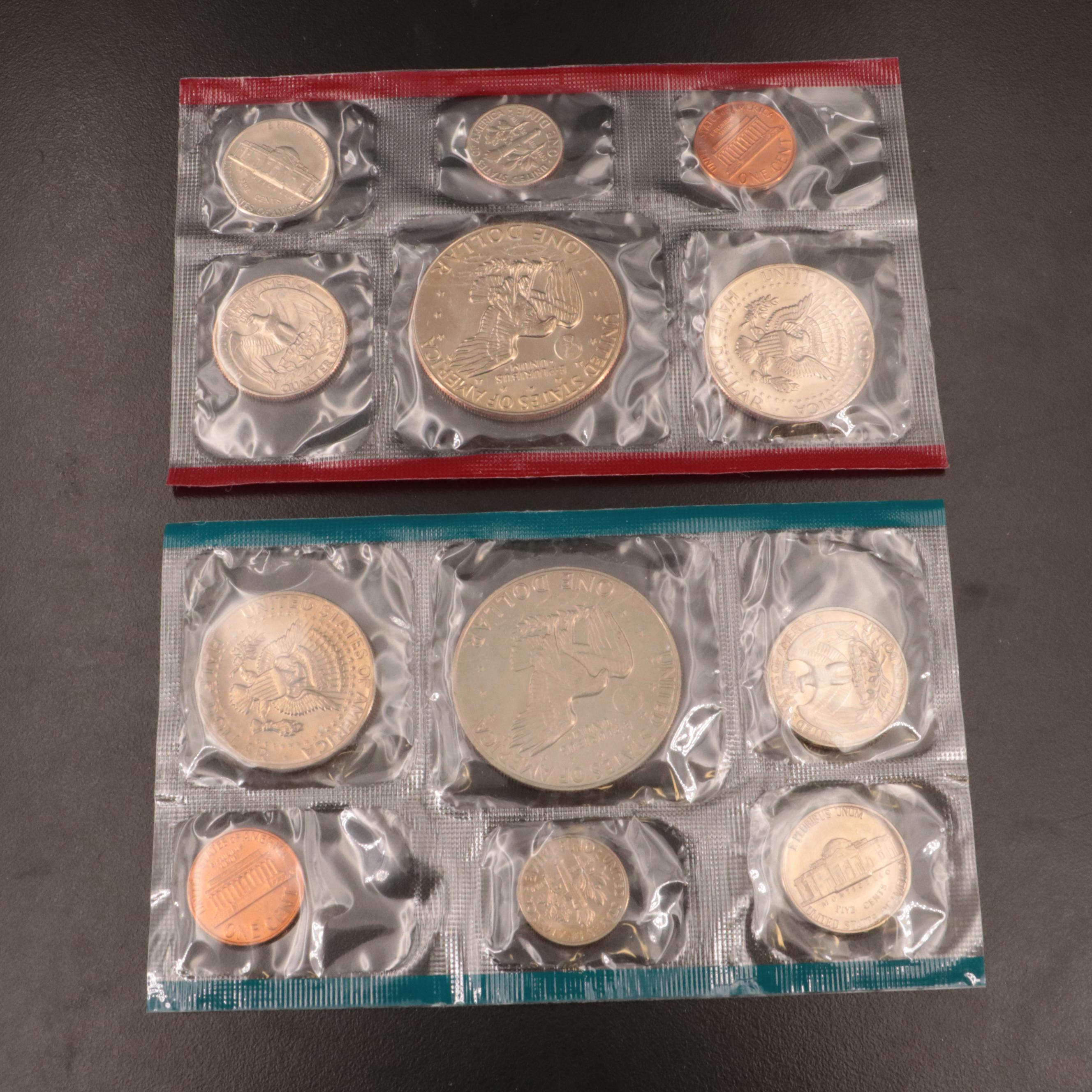 Twenty-Nine U.S. Mint Uncirculated Sets, Dated Between 1965 and 2002