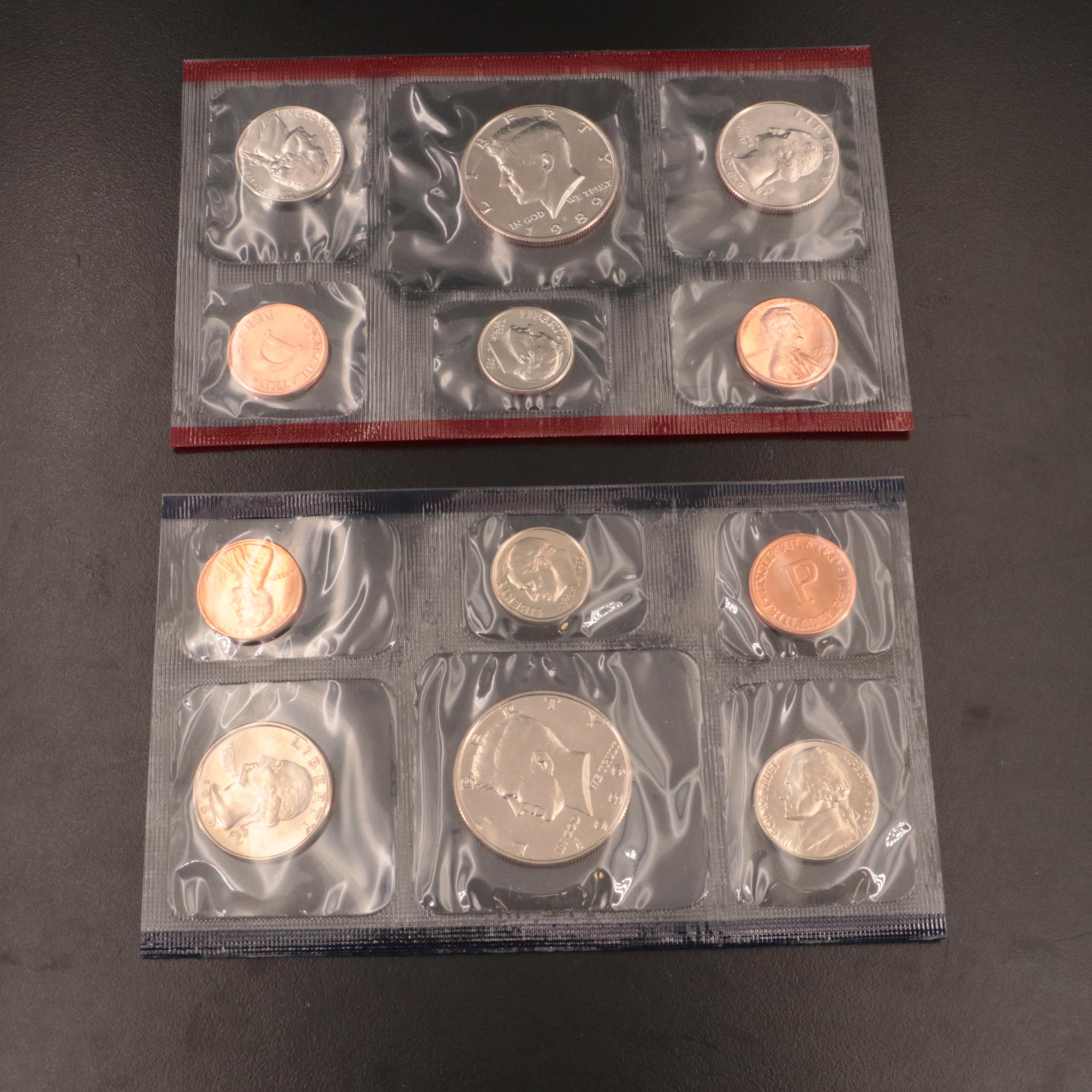 Twenty-Nine U.S. Mint Uncirculated Sets, Dated Between 1965 and 2002