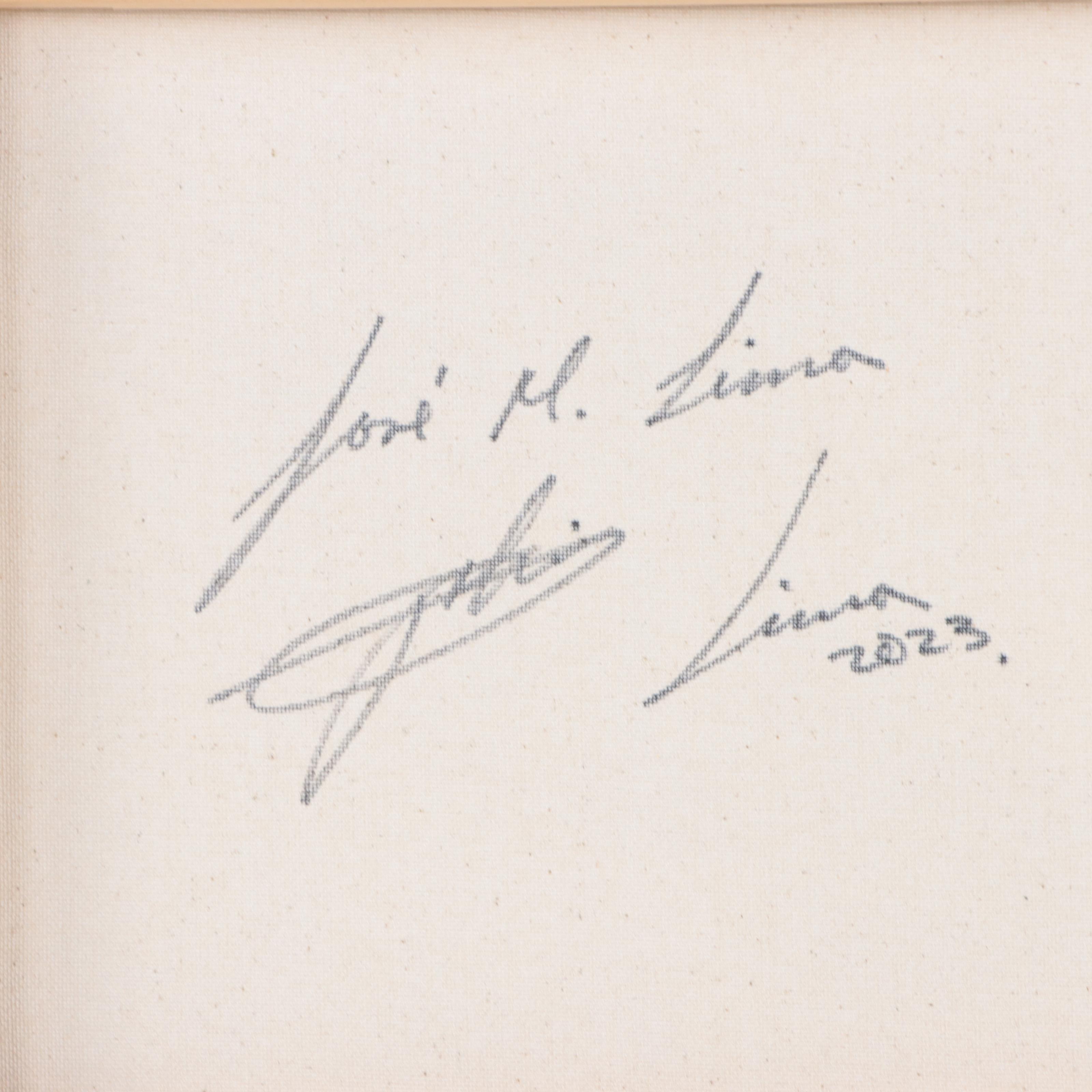 José M. Lima Acrylic Portrait, 2023