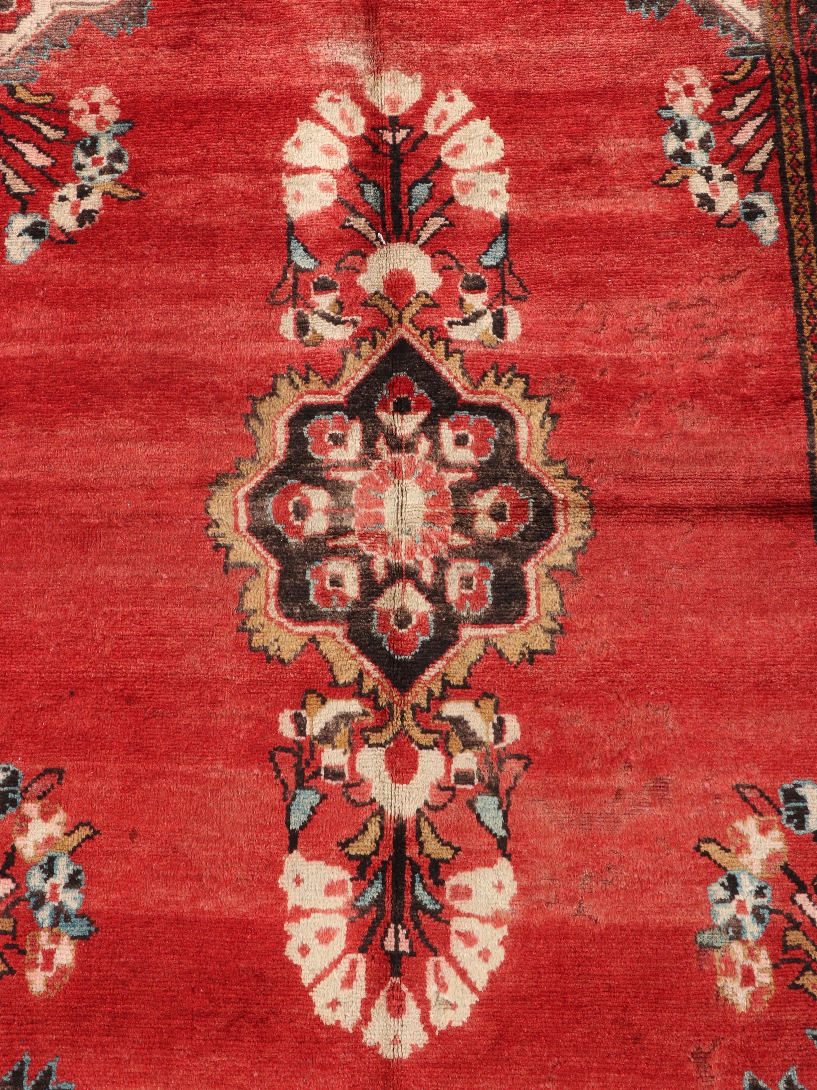 3'1 x 4'8 Hand-Knotted Persian Kurdish Accent Rug