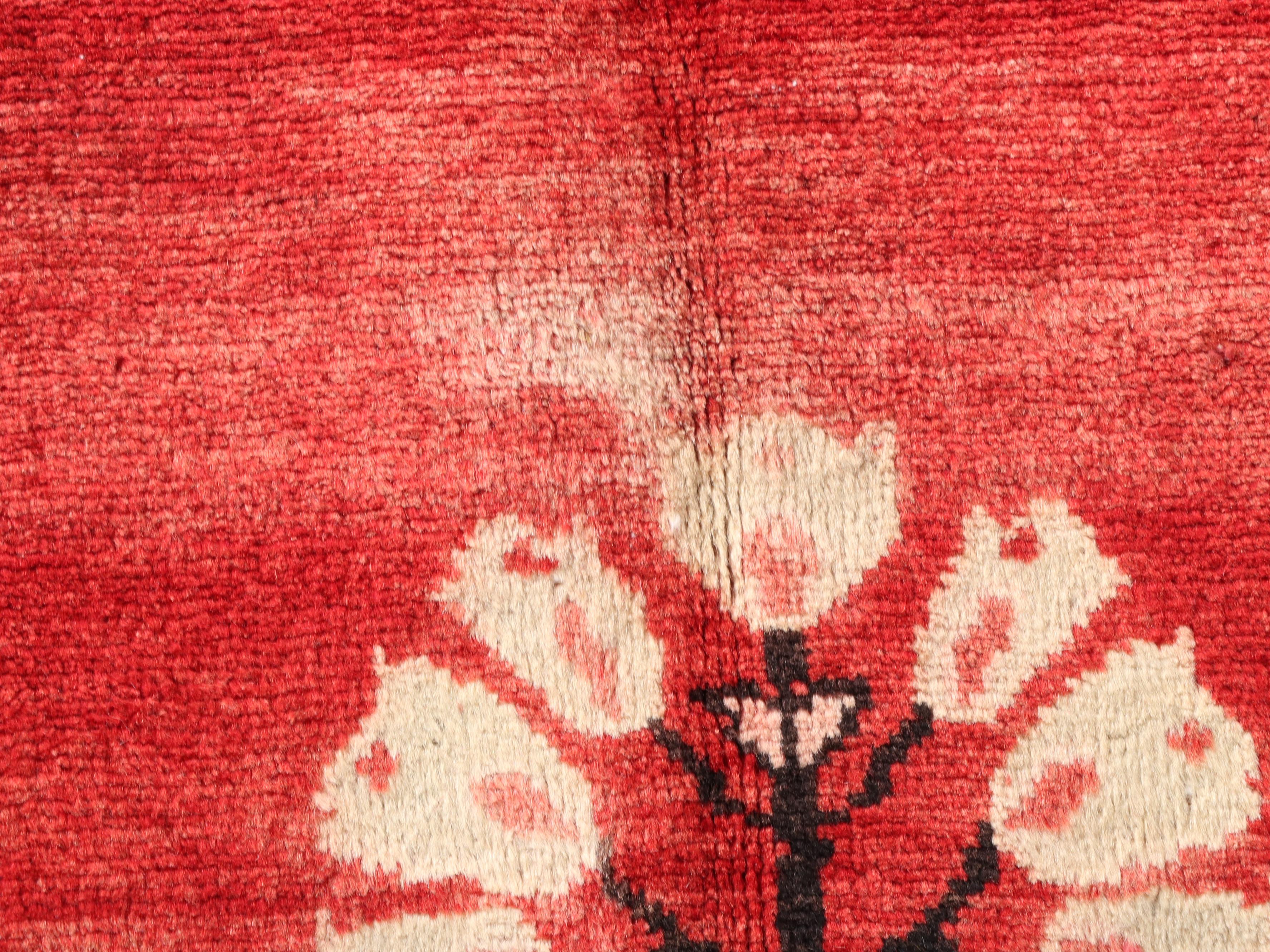 3'1 x 4'8 Hand-Knotted Persian Kurdish Accent Rug