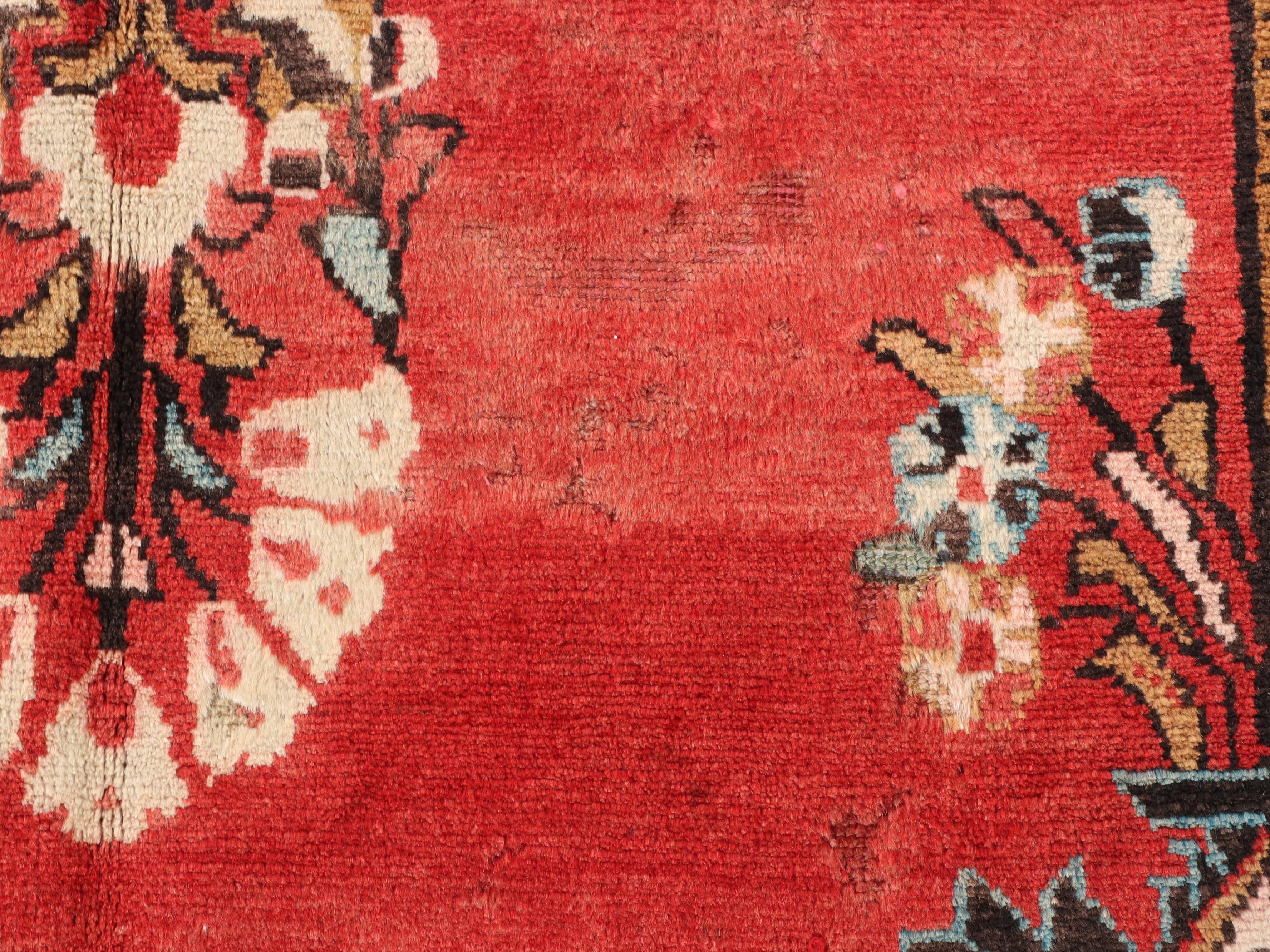 3'1 x 4'8 Hand-Knotted Persian Kurdish Accent Rug