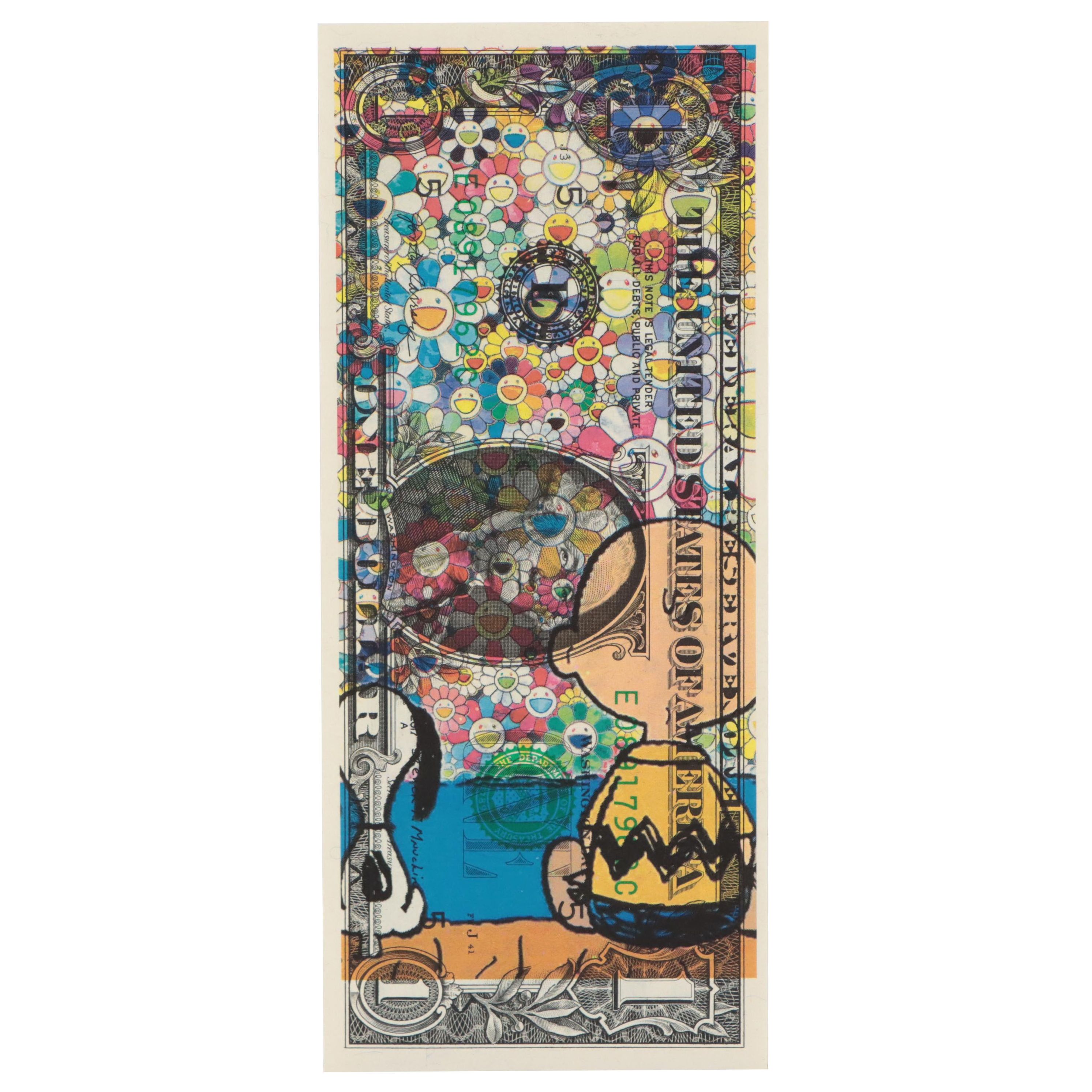 Death NYC Pop Art Graphic Print of Peanuts Murakami, 2022