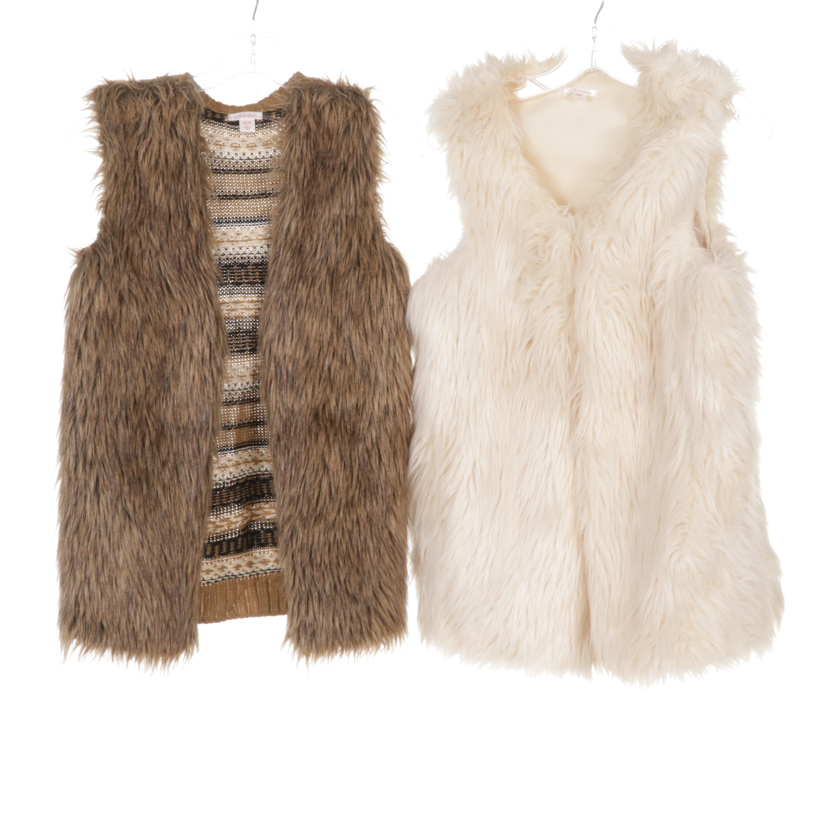 Xhilaration Faux Fur Vests, Belle Fare Rabbit Fur Scarf, and More