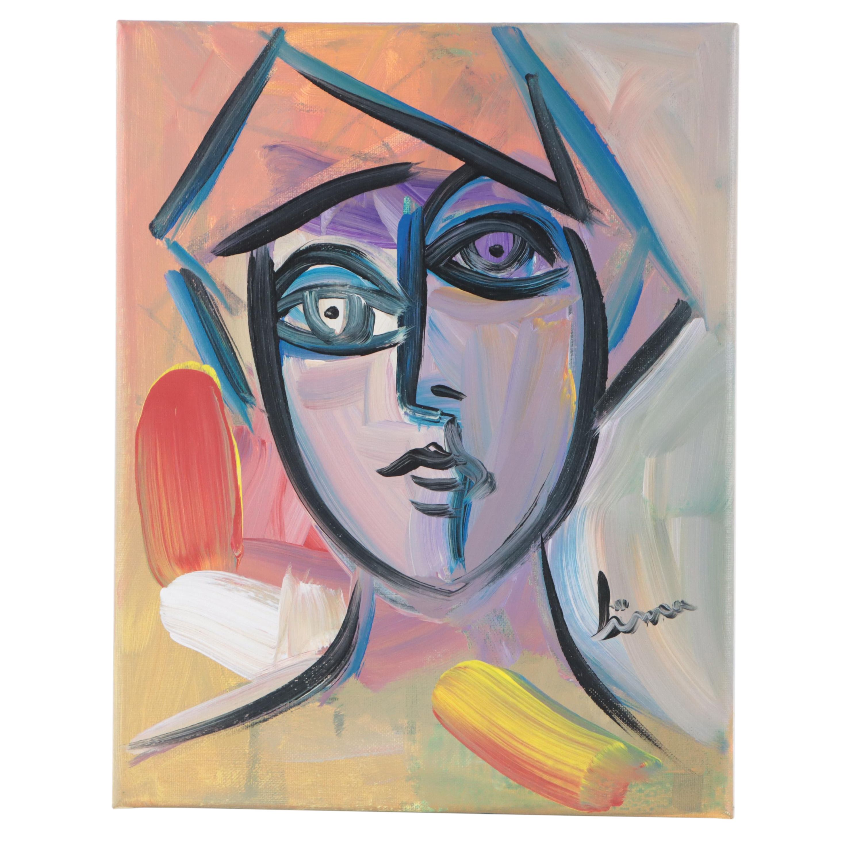 José M. Lima Acrylic Portrait, 2023