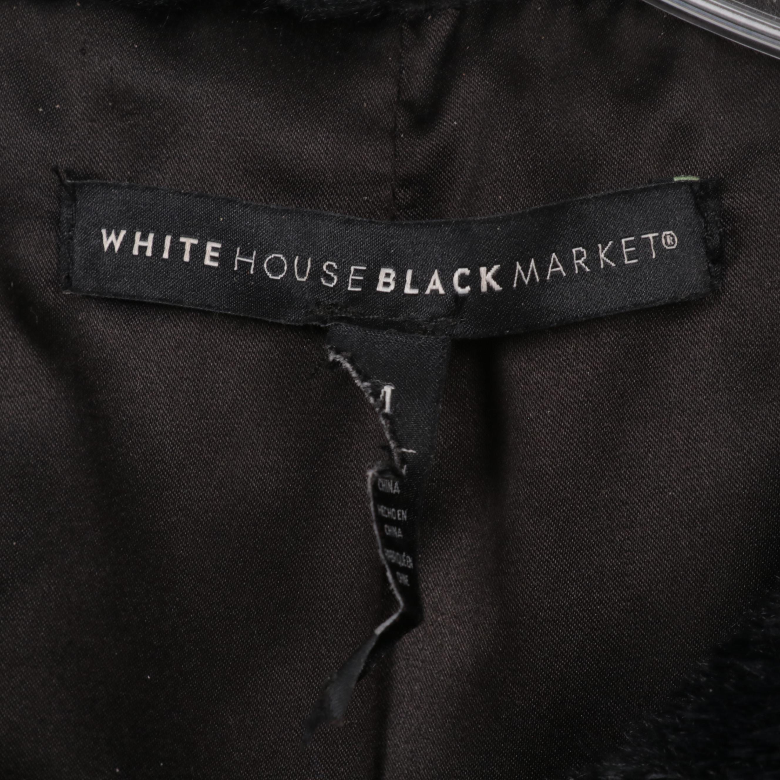 Alex Evenings Blouse, White House Black Market Jacket, and Alfani Dress