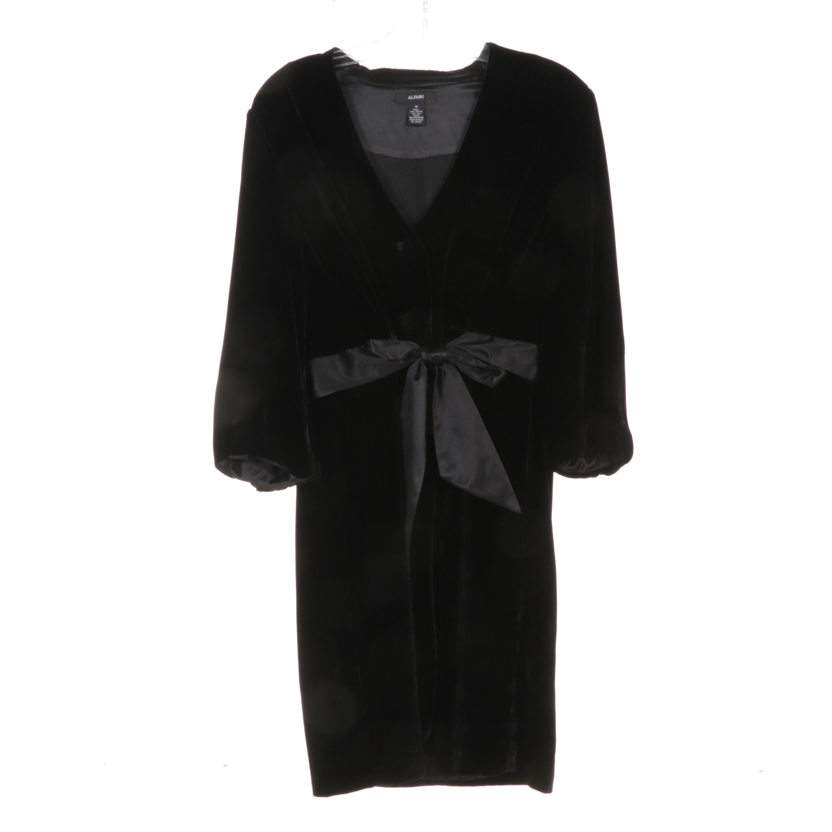 Alex Evenings Blouse, White House Black Market Jacket, and Alfani Dress