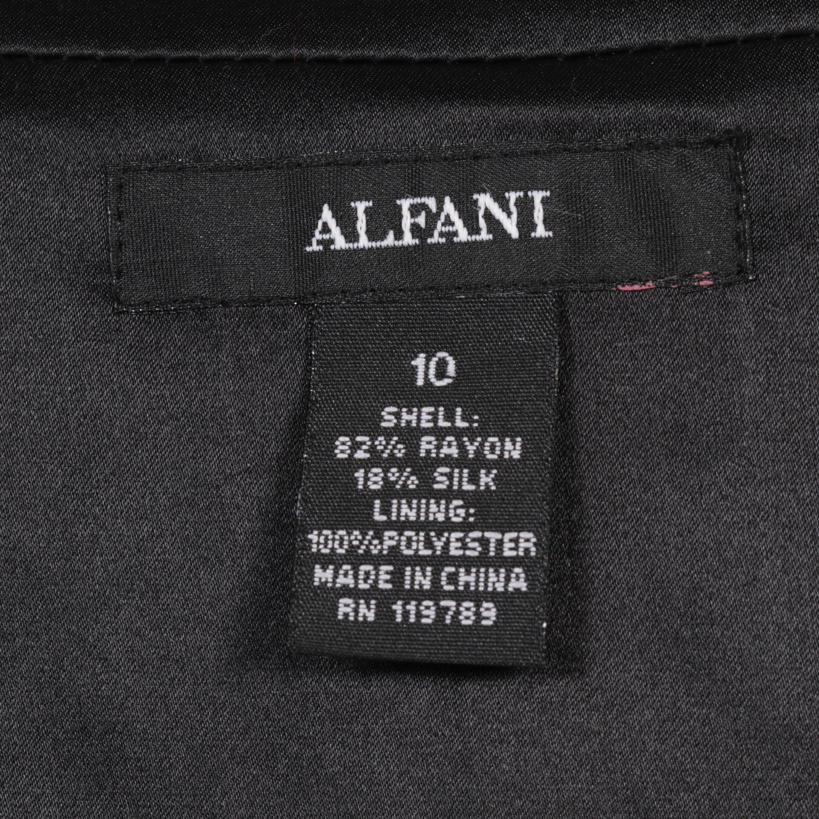 Alex Evenings Blouse, White House Black Market Jacket, and Alfani Dress