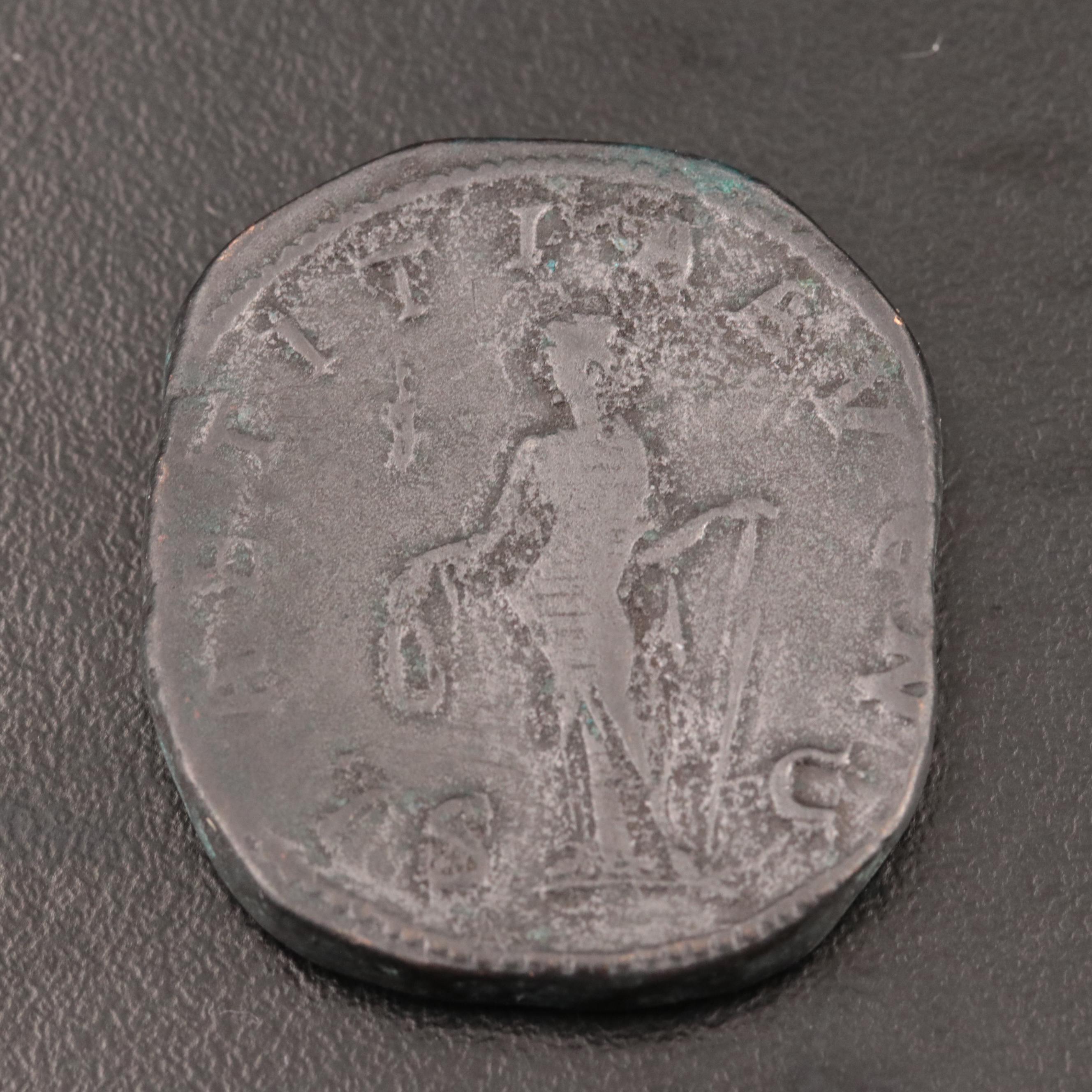 Ancient Roman Imperial Sestertius of Gordian III, ca. 238 AD