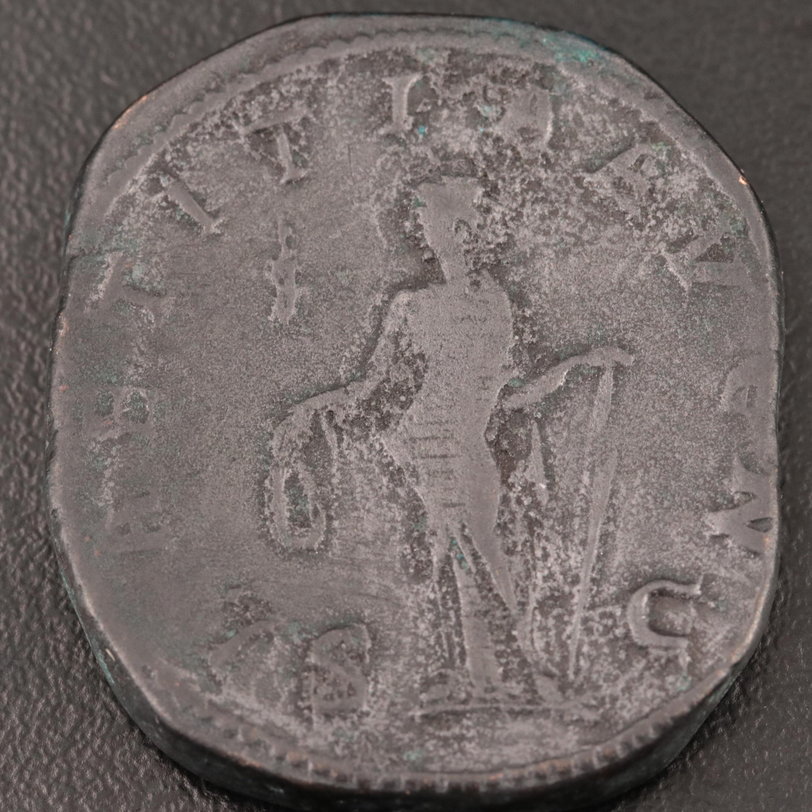 Ancient Roman Imperial Sestertius of Gordian III, ca. 238 AD