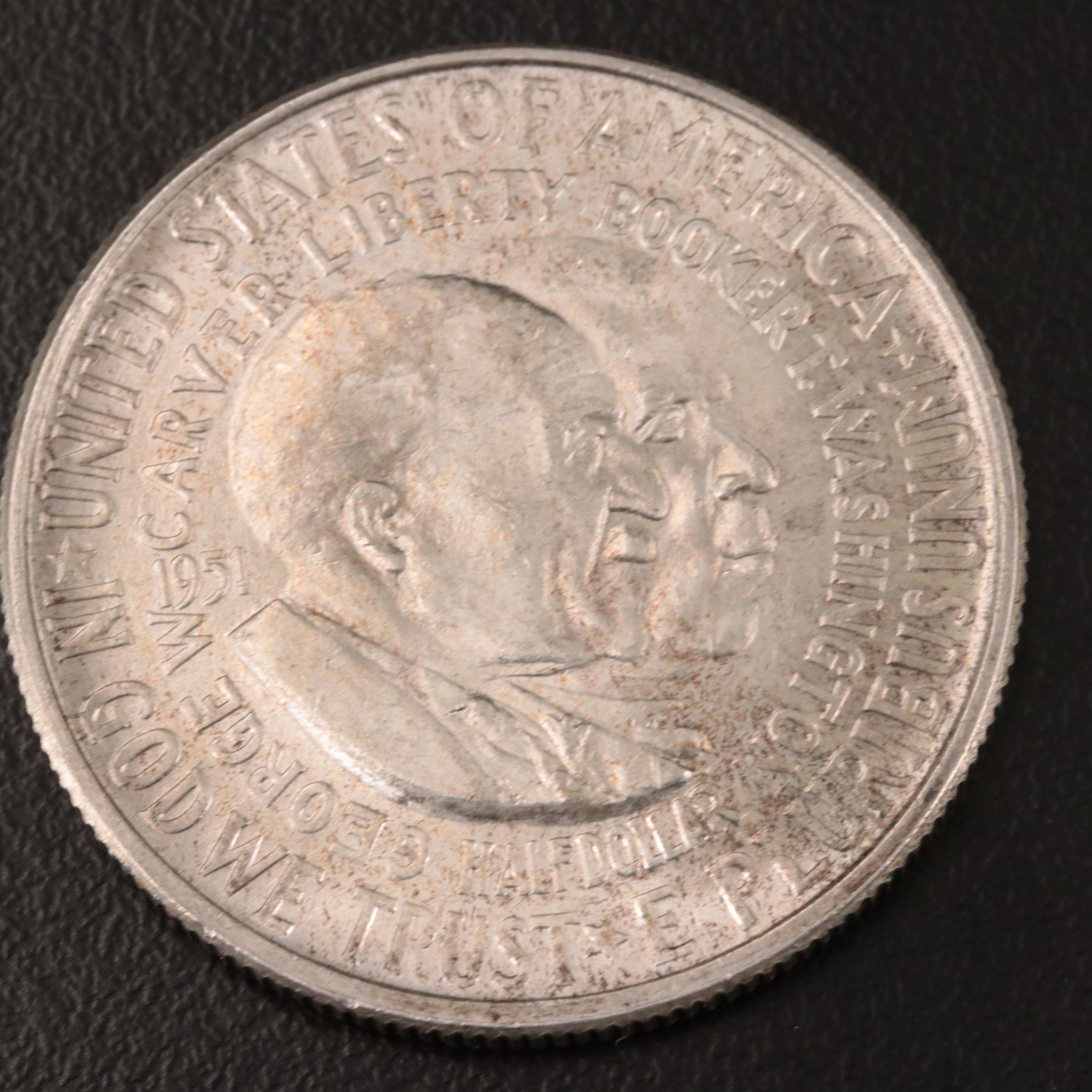 Two Commemorative Silver Half Dollars