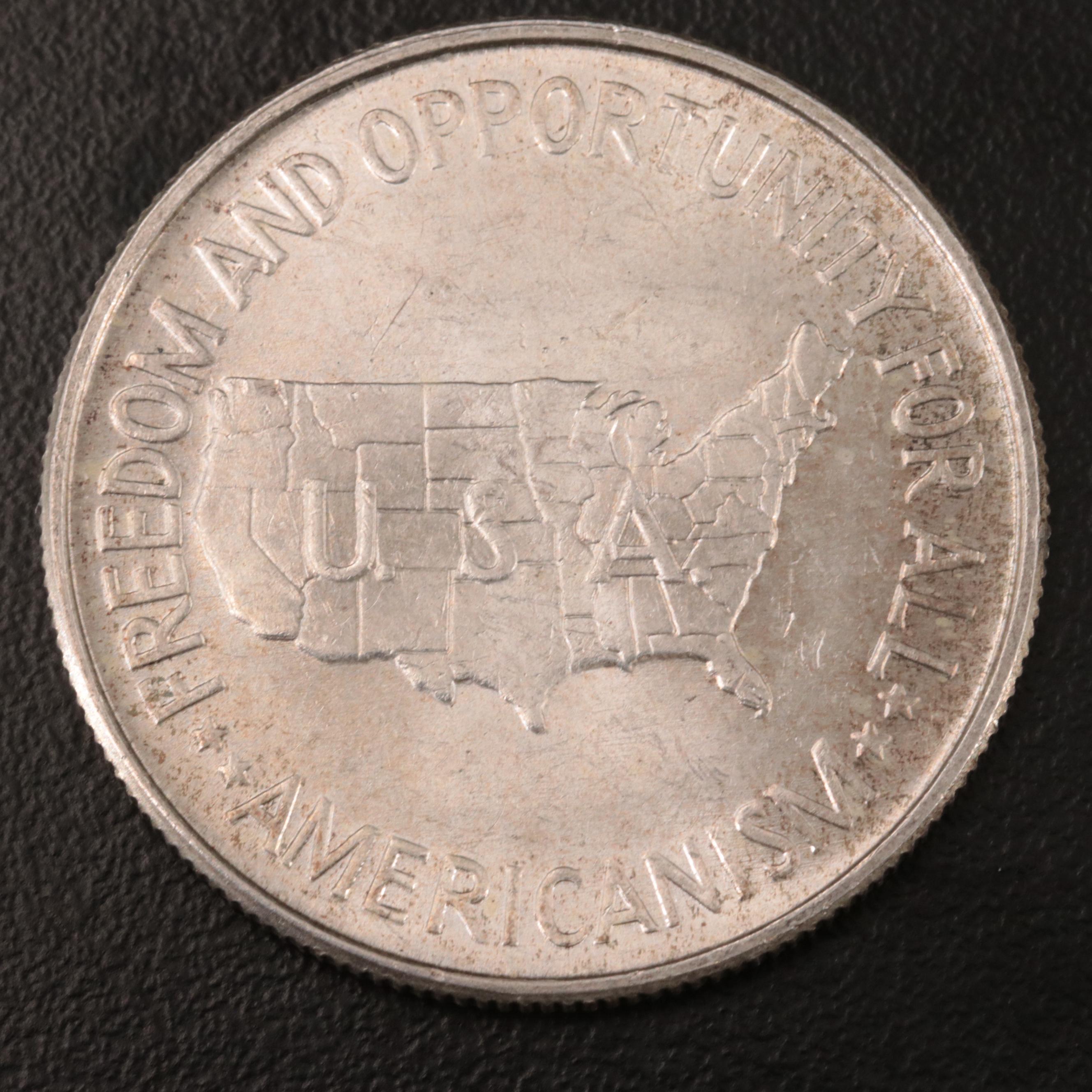 Two Commemorative Silver Half Dollars
