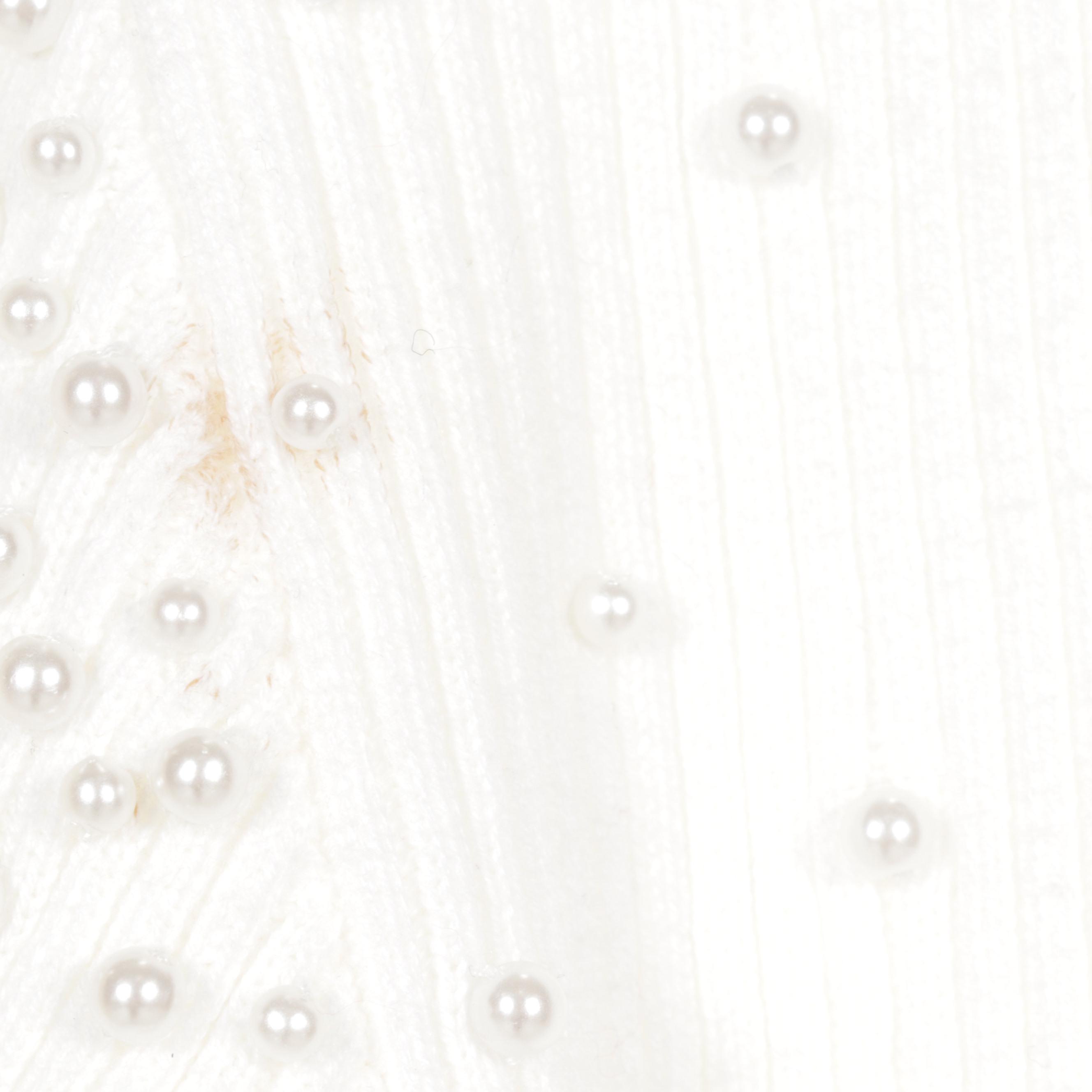 Bob Mackie Pearl Embellished Sweater With Other Knit Sweaters and Evening Wear