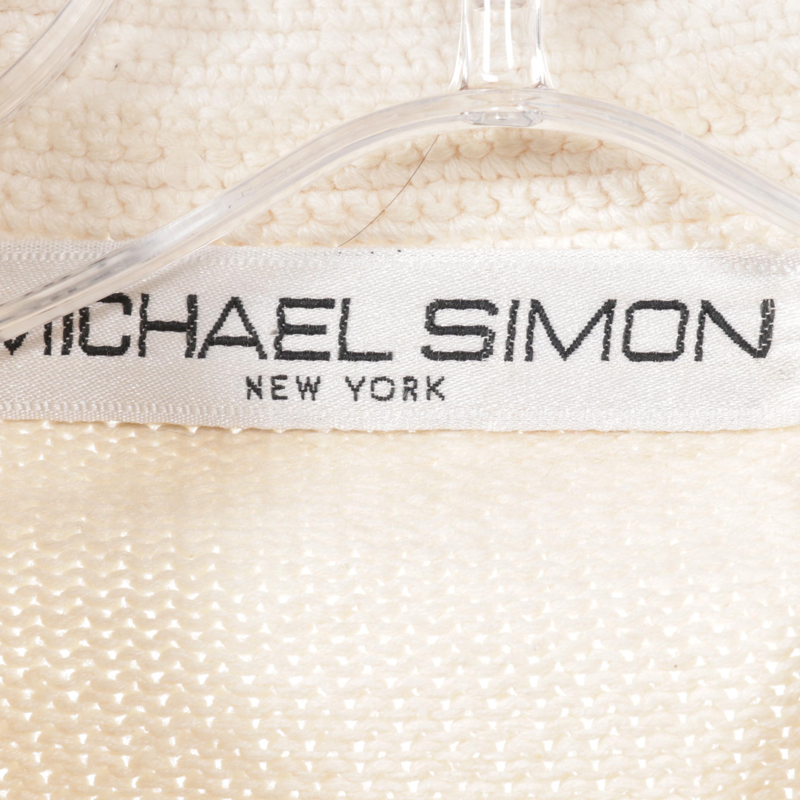 Bob Mackie Pearl Embellished Sweater With Other Knit Sweaters and Evening Wear