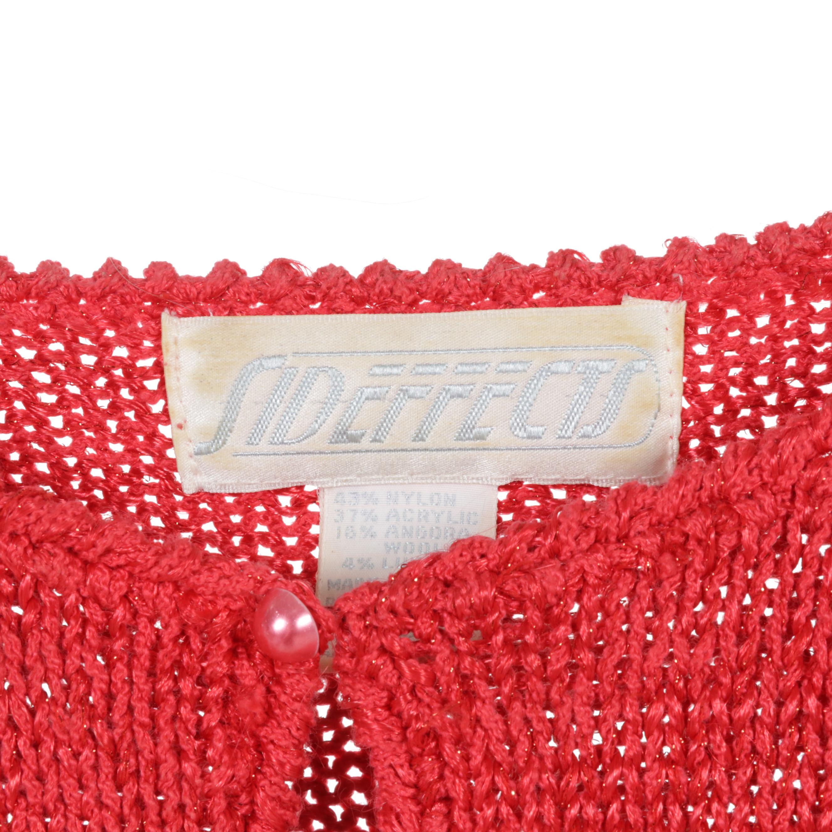 Bob Mackie Pearl Embellished Sweater With Other Knit Sweaters and Evening Wear