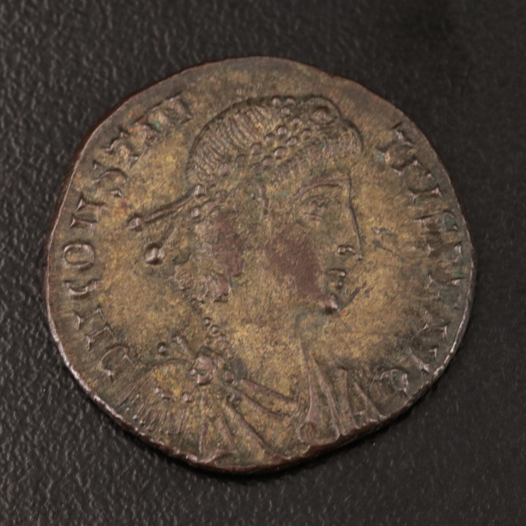 Ancient Roman Imperial Follis of Constantius II, ca. 340 AD