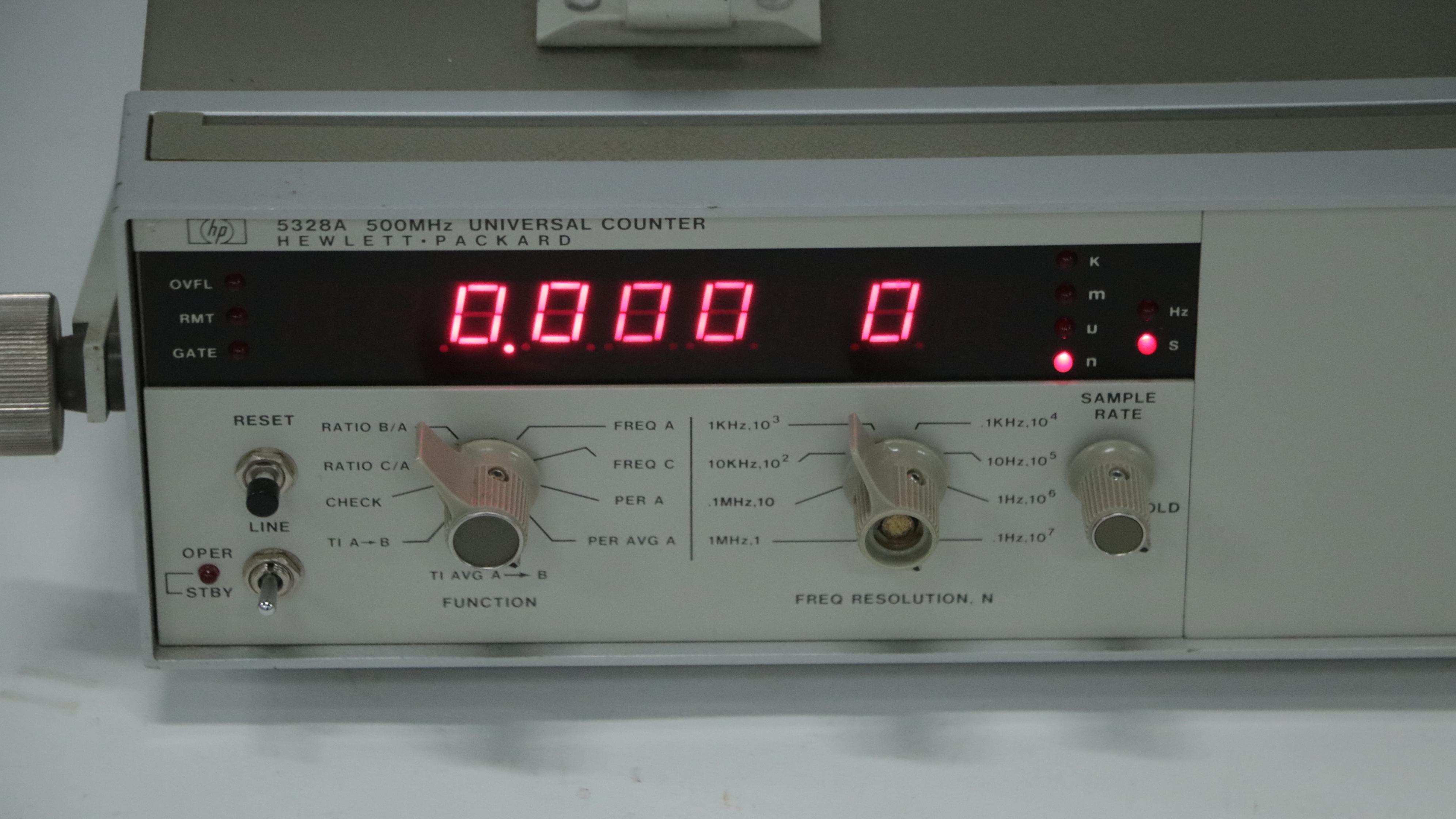 Hewlett-Packard Universal Counter With Wavetech Linear Log Sweep Generator