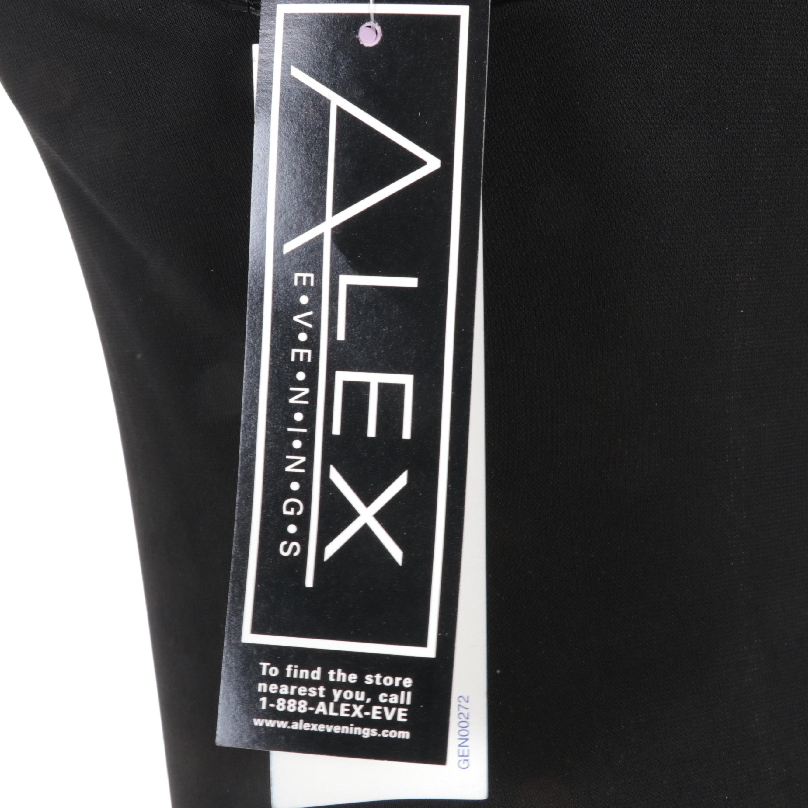 Alex Evening Occasion Dress With Beaded Trim and Willi Smith Velveteen Jacket