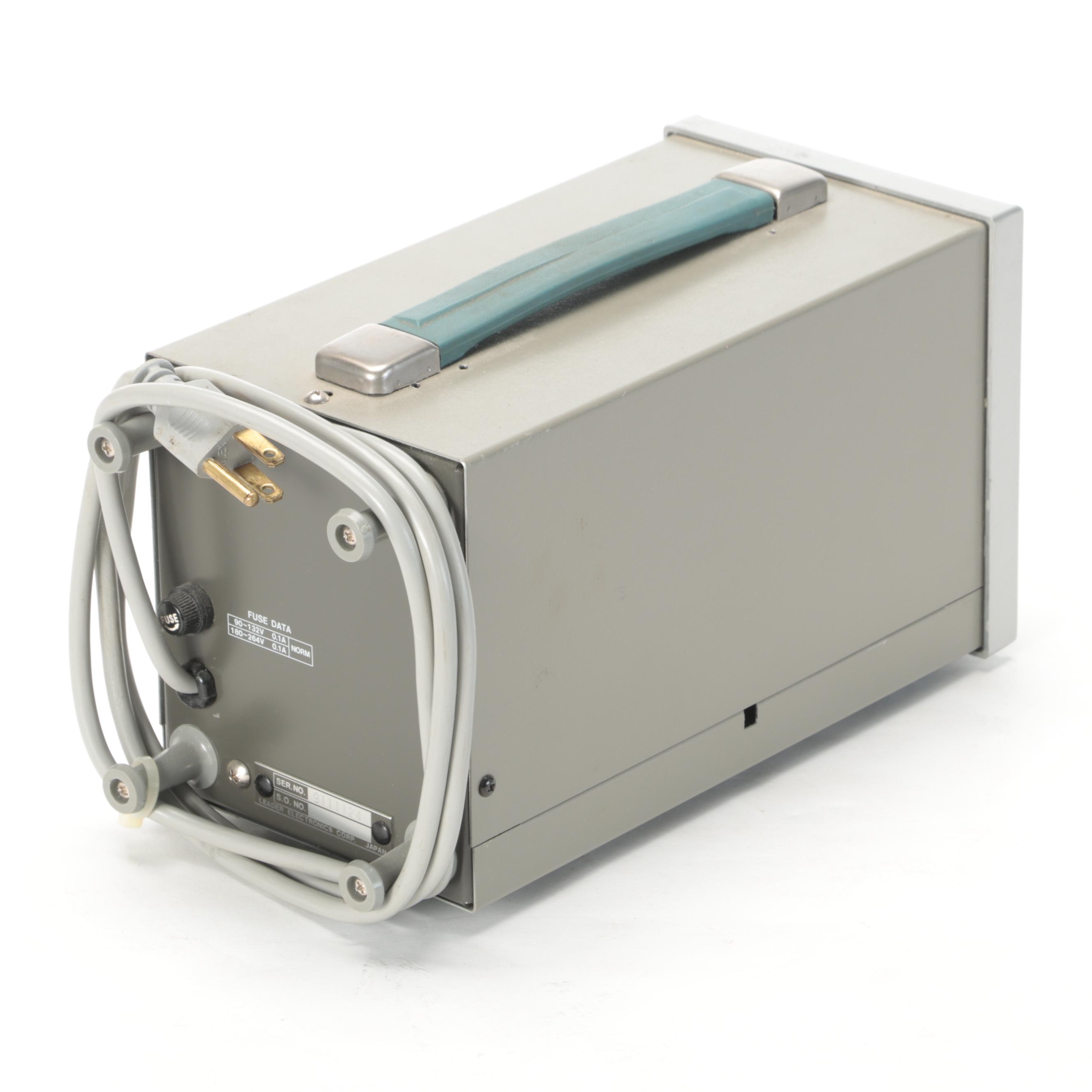 Hewlett-Packard Test Oscillator and Leader Millivoltmeter