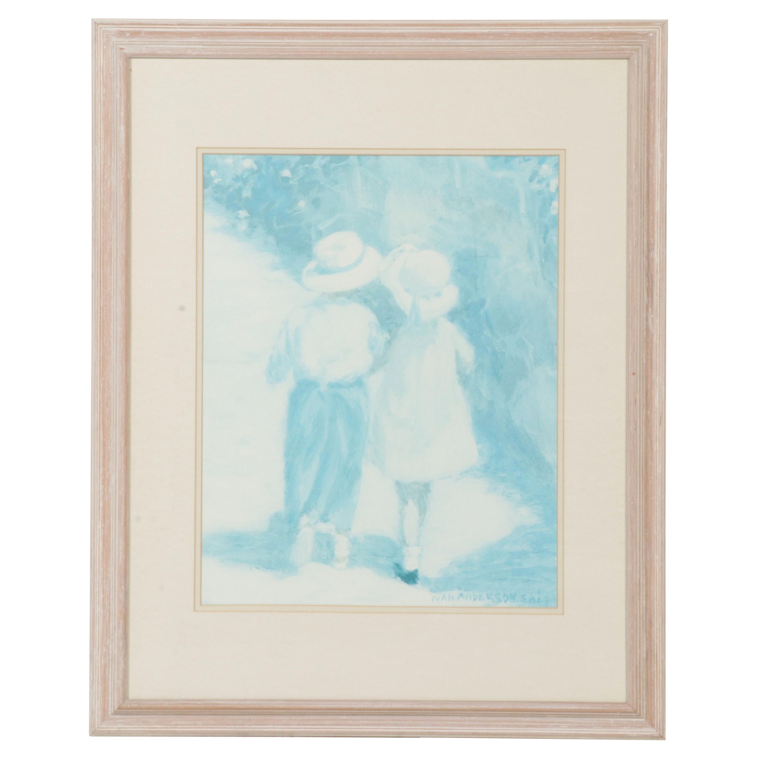 Offset Lithograph After Ivan Anderson "Secrets," Late 20th Century