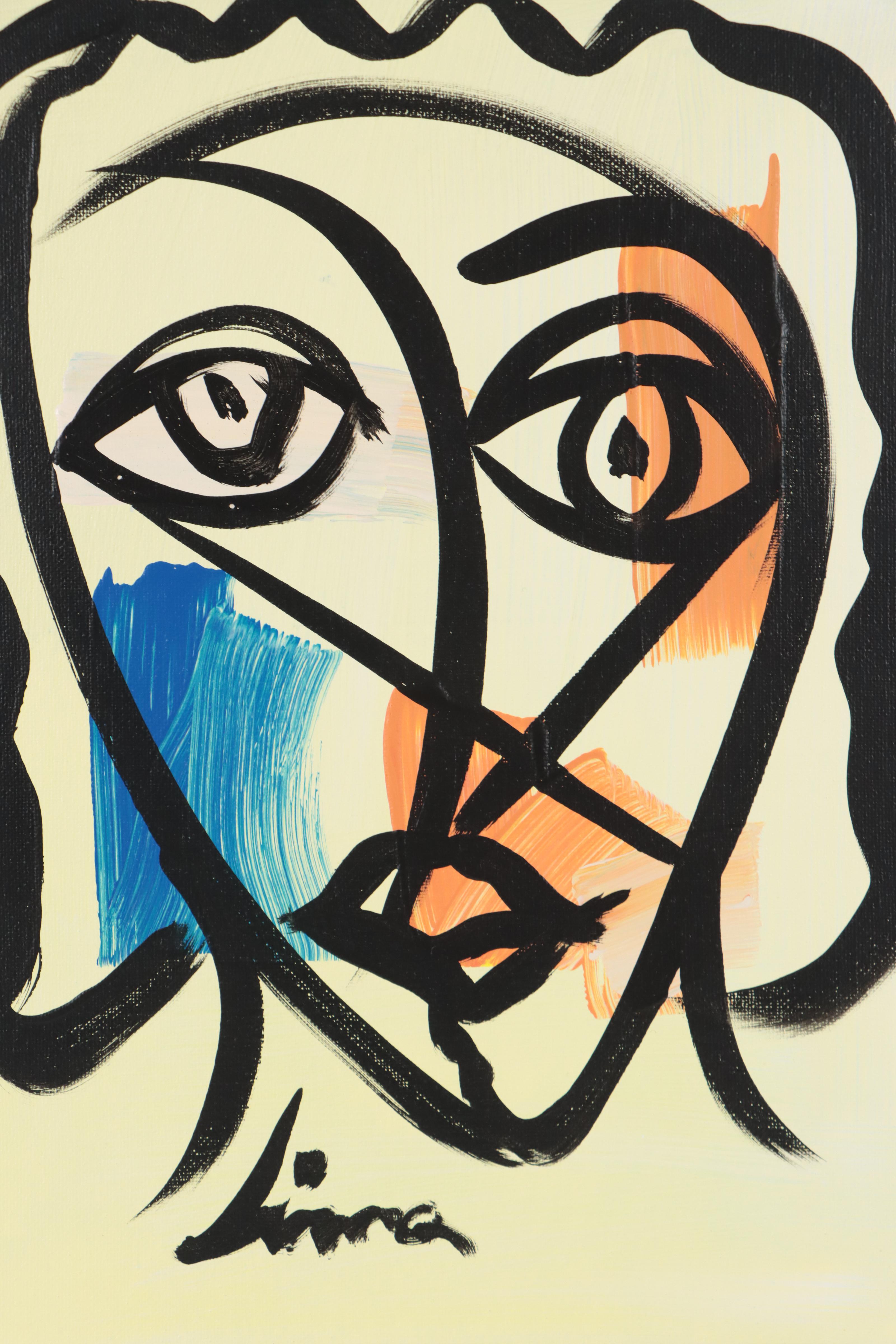 José M. Lima Acrylic Portrait, 2023