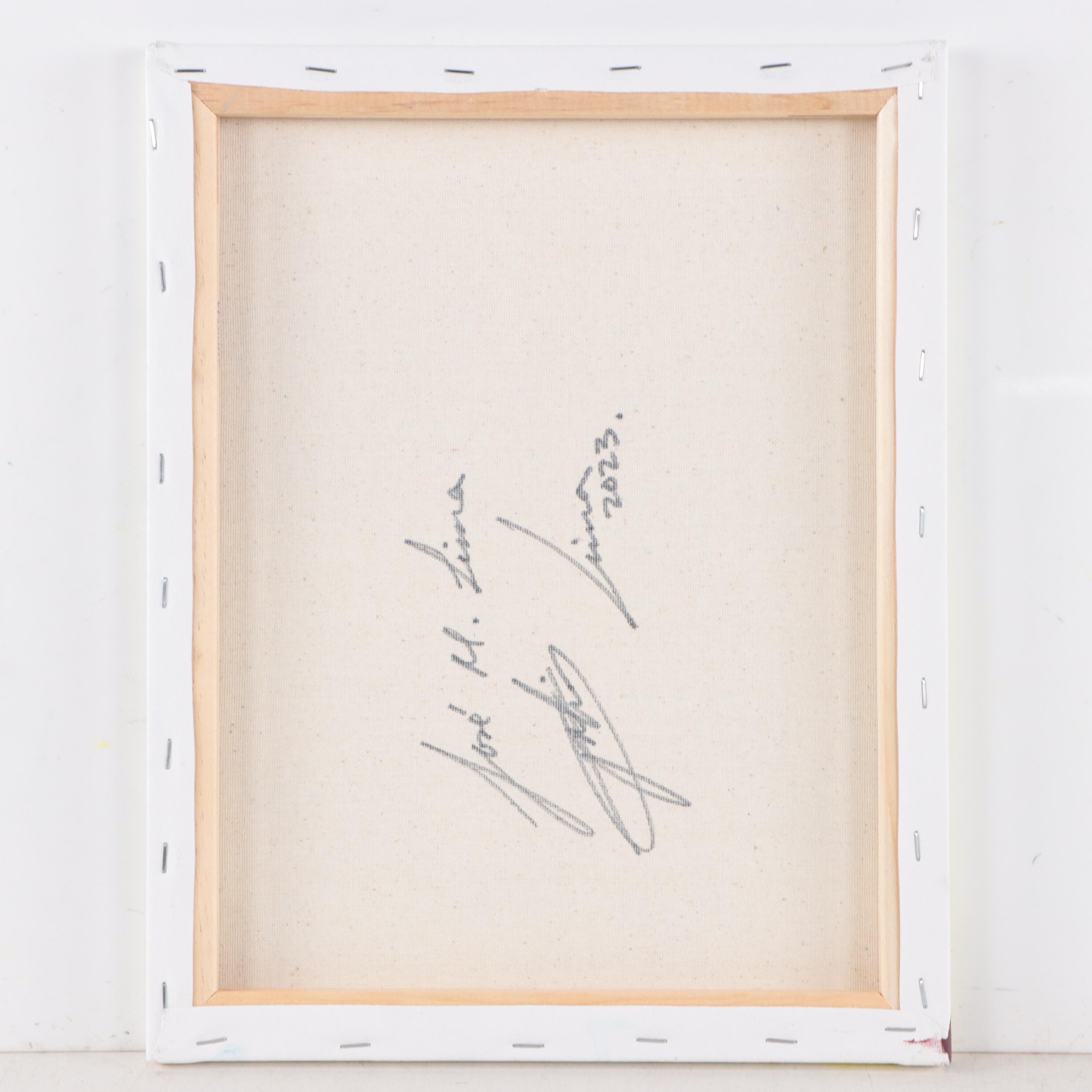 José M. Lima Acrylic Portrait, 2023