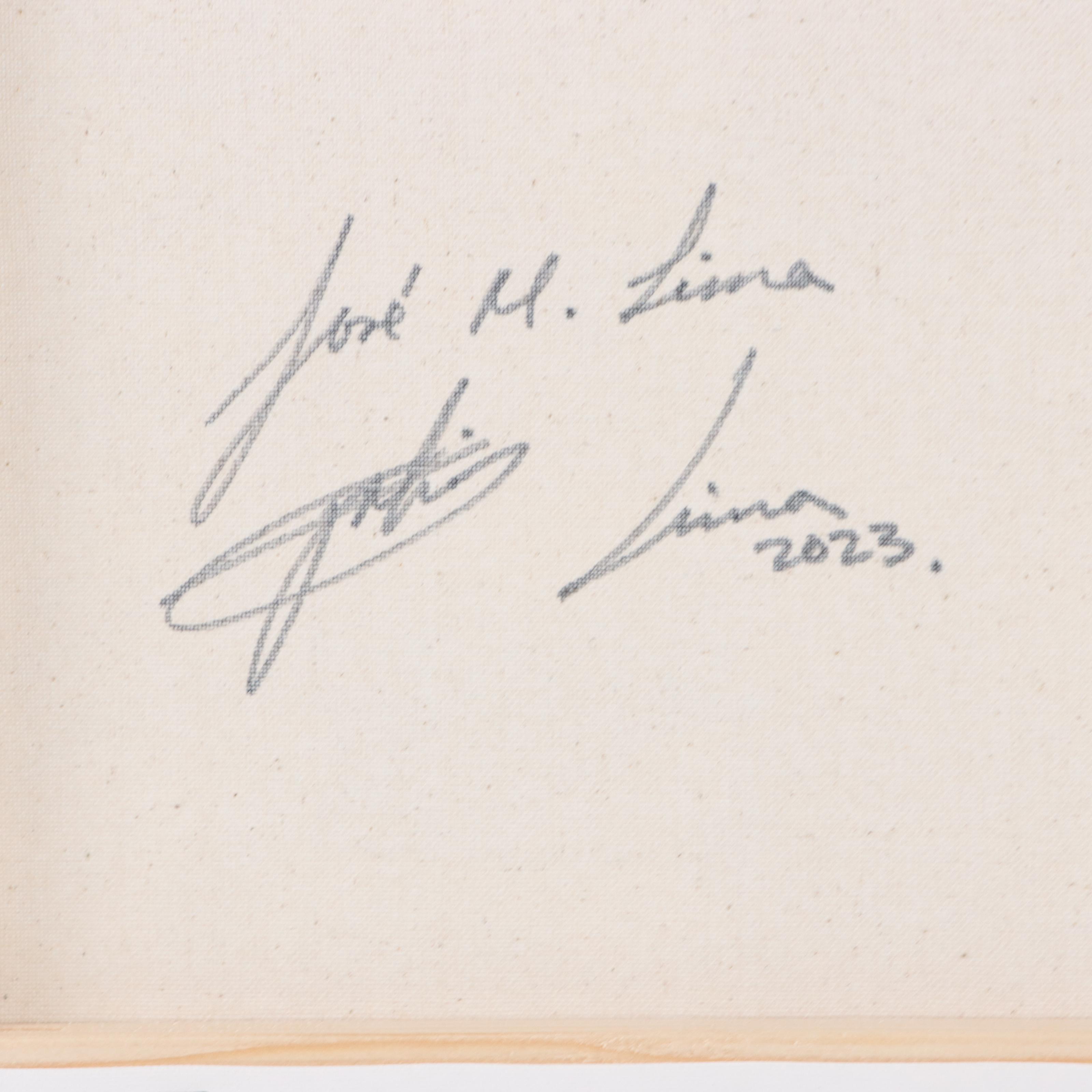 José M. Lima Acrylic Portrait, 2023