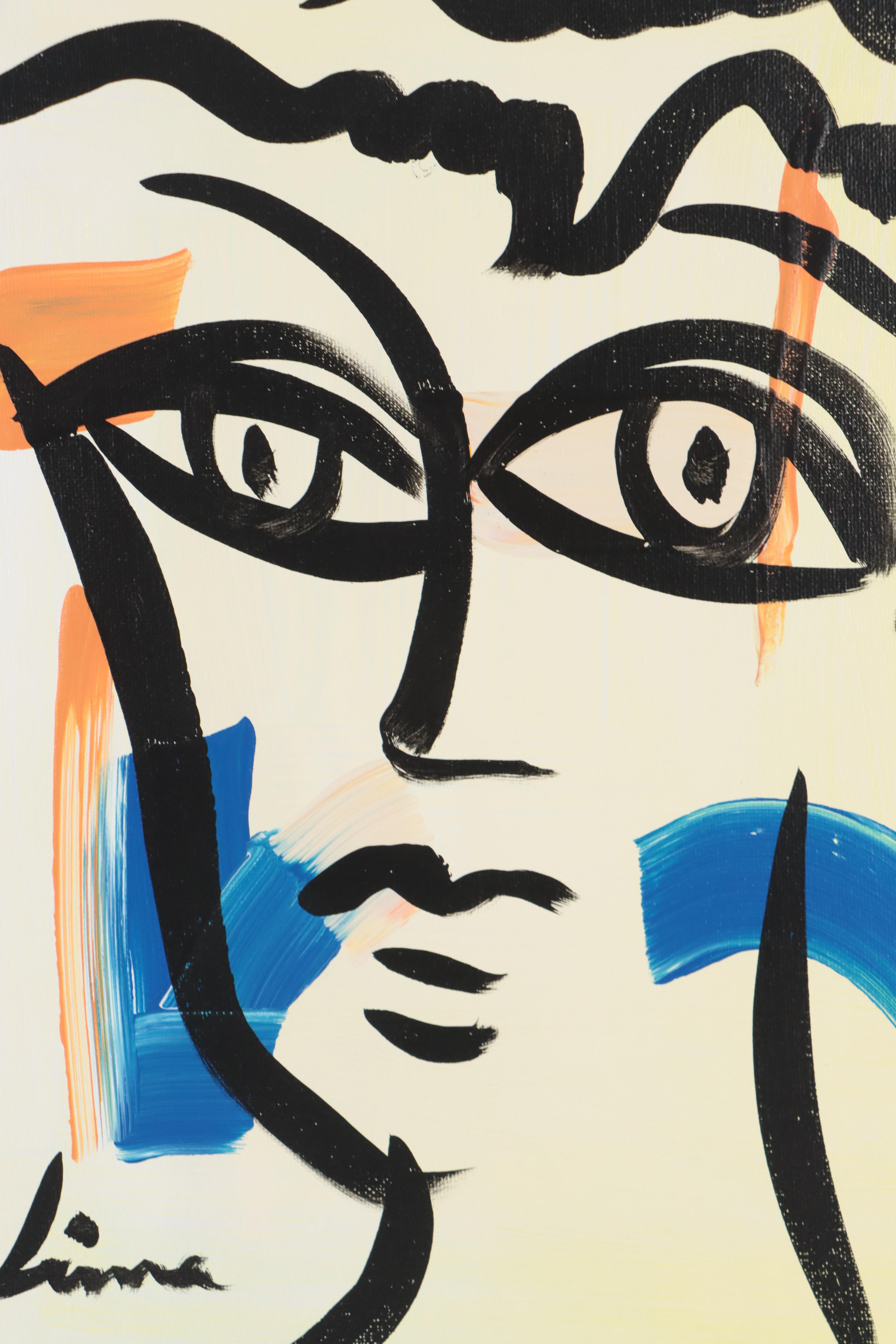 José M. Lima Acrylic Portrait, 2023