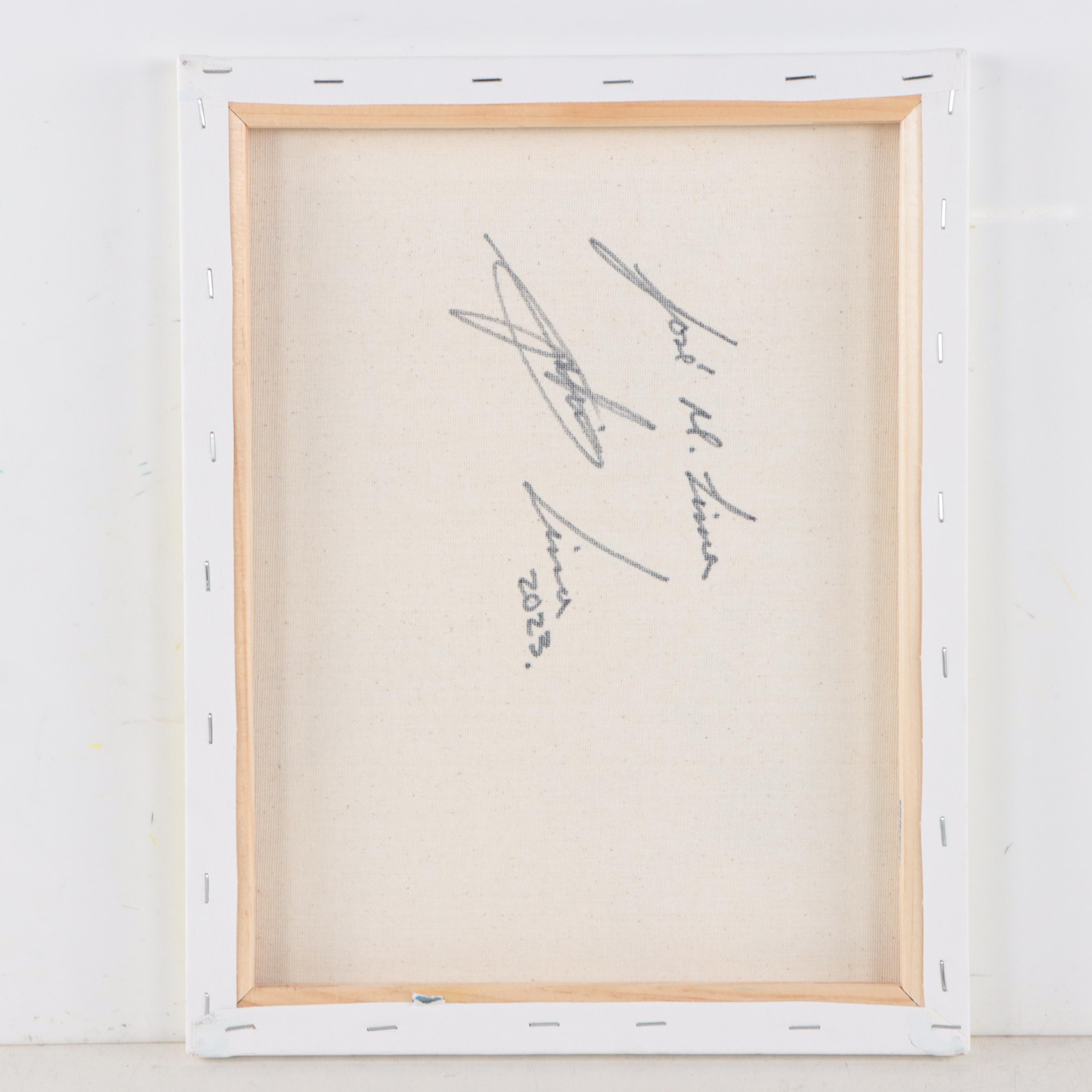 José M. Lima Acrylic Portrait, 2023