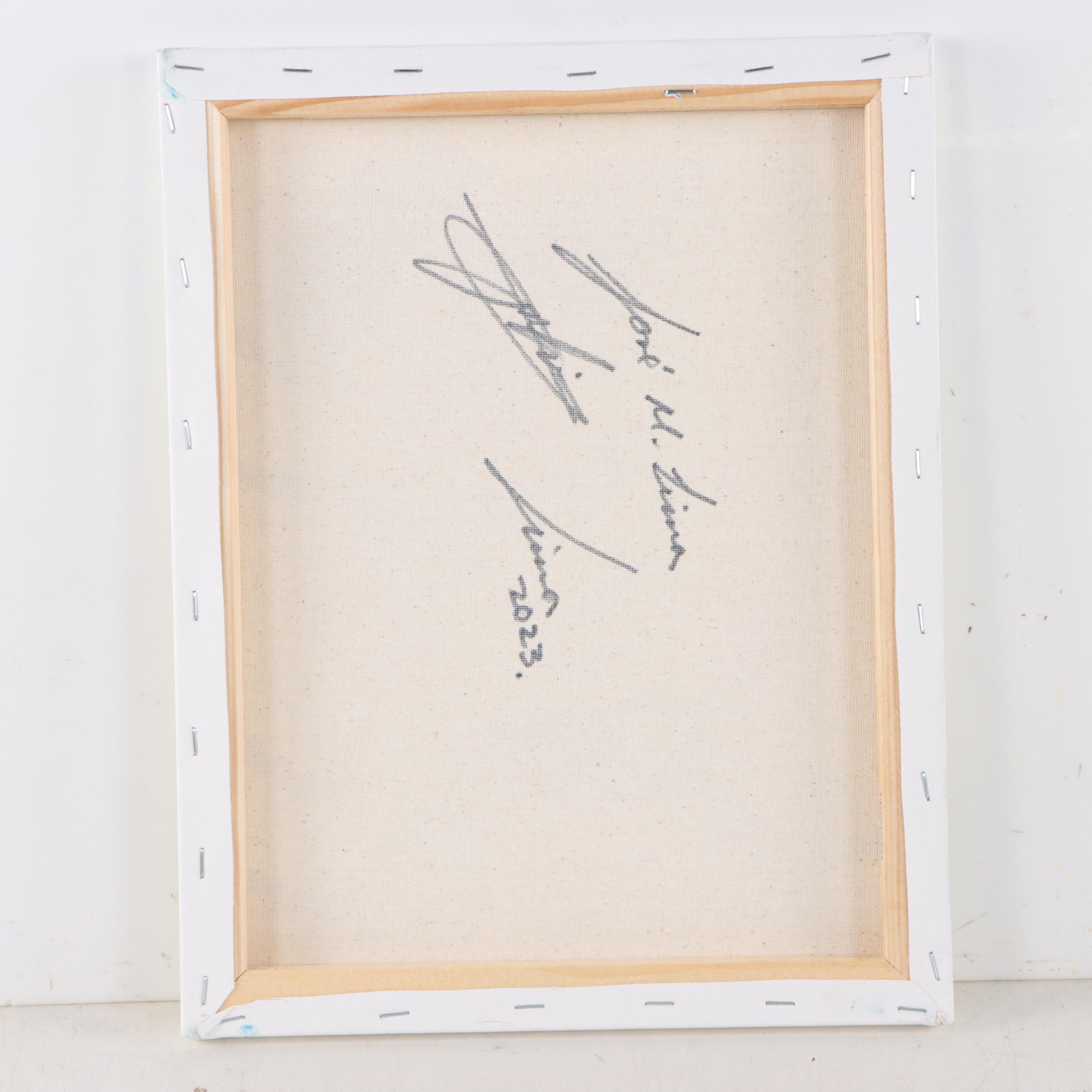 José M. Lima Acrylic Portrait, 2023