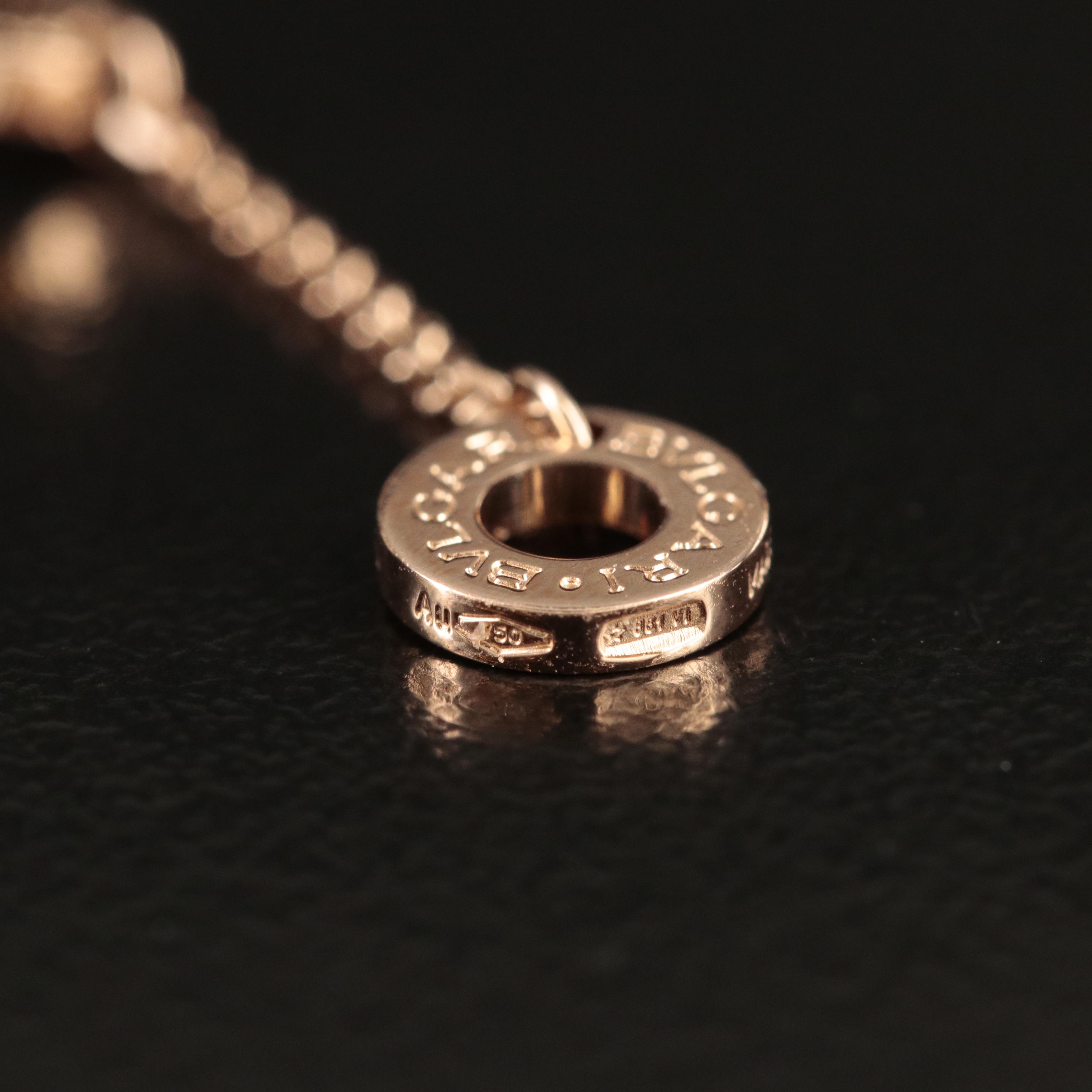 BVLGARI "Divas Dream" 18K Diamond and Mother-of- Pearl Necklace