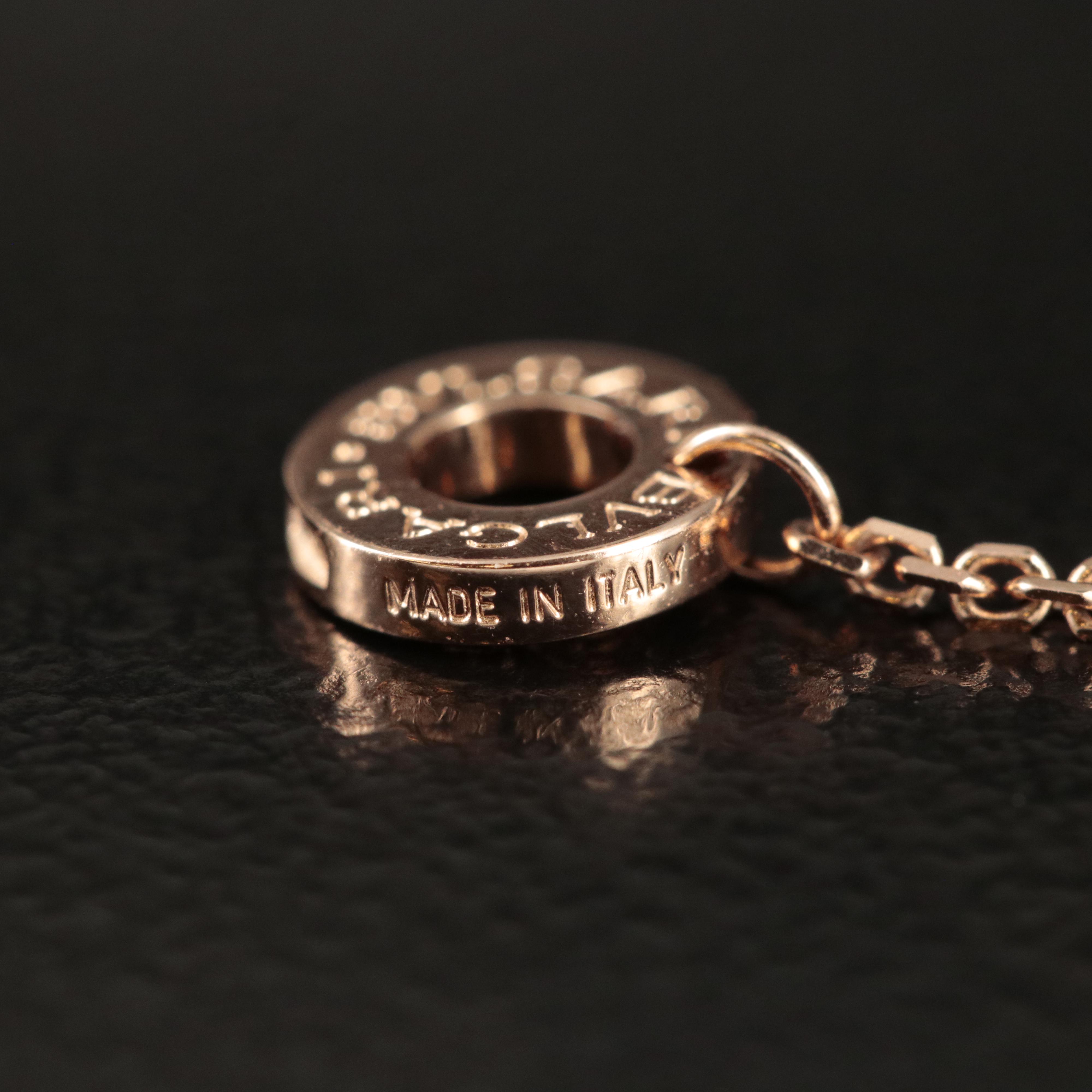 BVLGARI "Divas Dream" 18K Diamond and Mother-of- Pearl Necklace