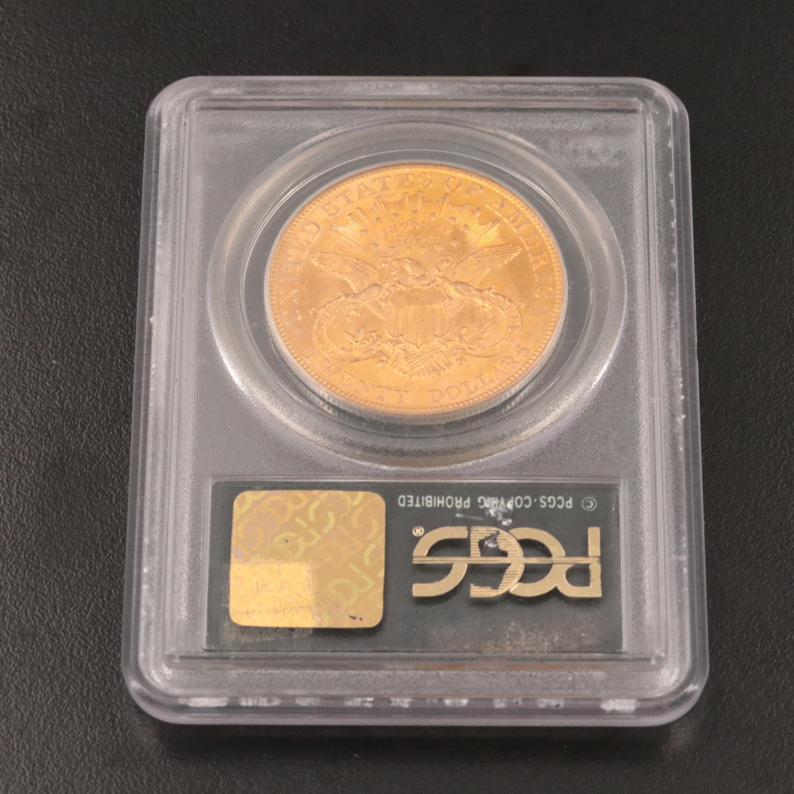 PCGS Graded MS62 1904 Liberty Head $20 Gold Double Eagle